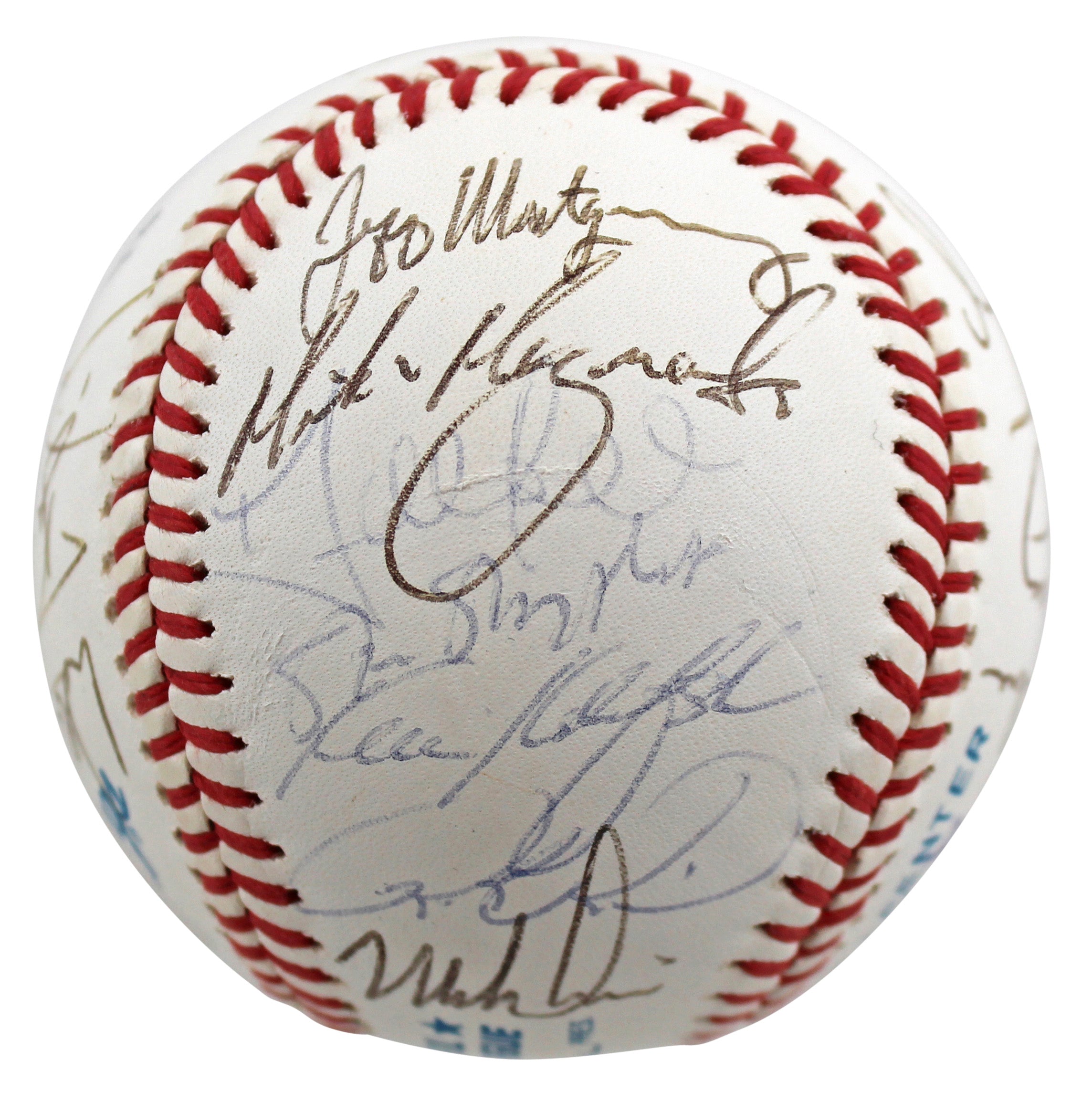 1992 Royals (22) McRae, Jefferies, Joyner +19 Signed Oal Baseball BAS #AB92991