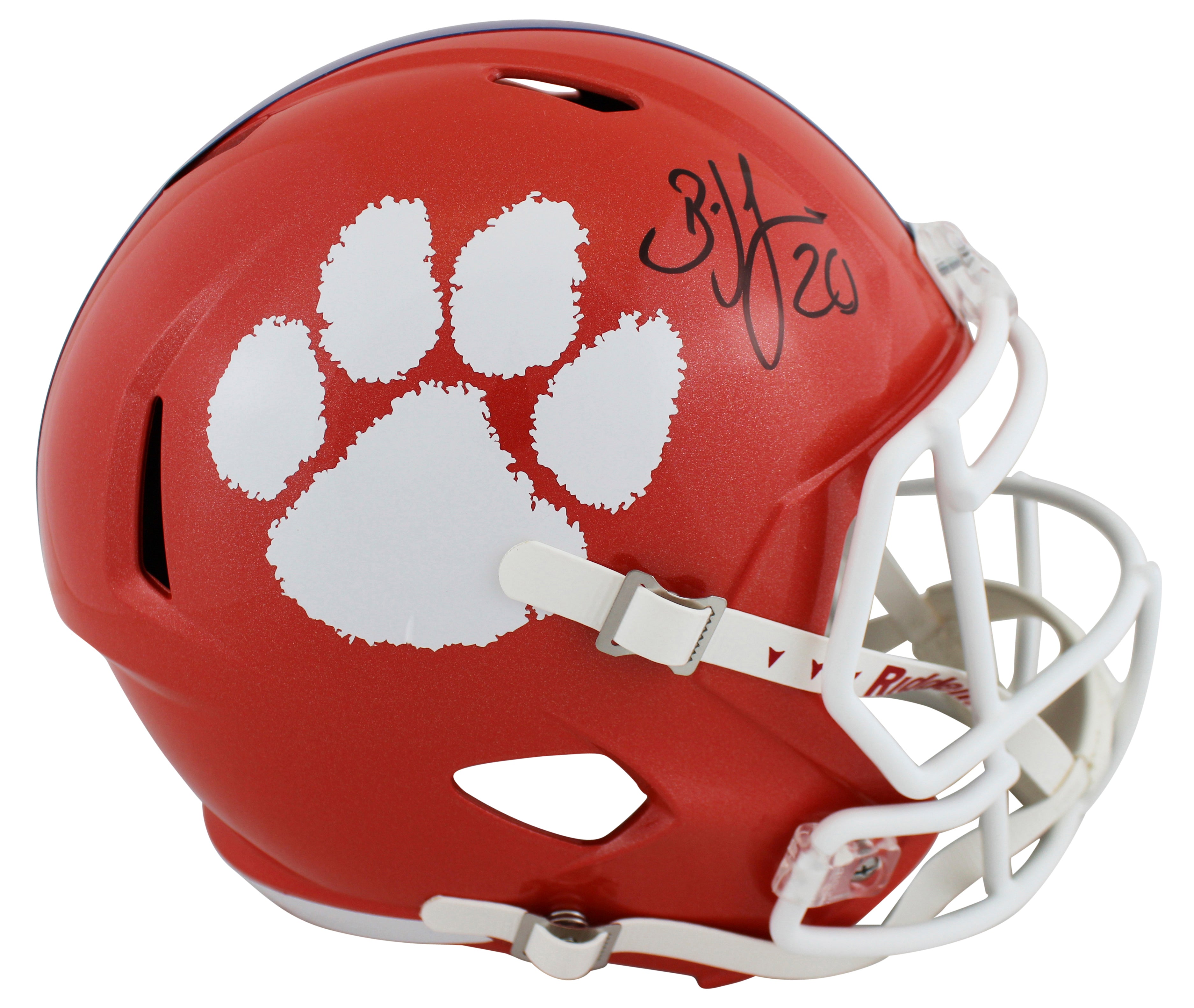 Clemson Brian Dawkins Authentic Signed Full Size Speed Rep Helmet BAS Witnessed