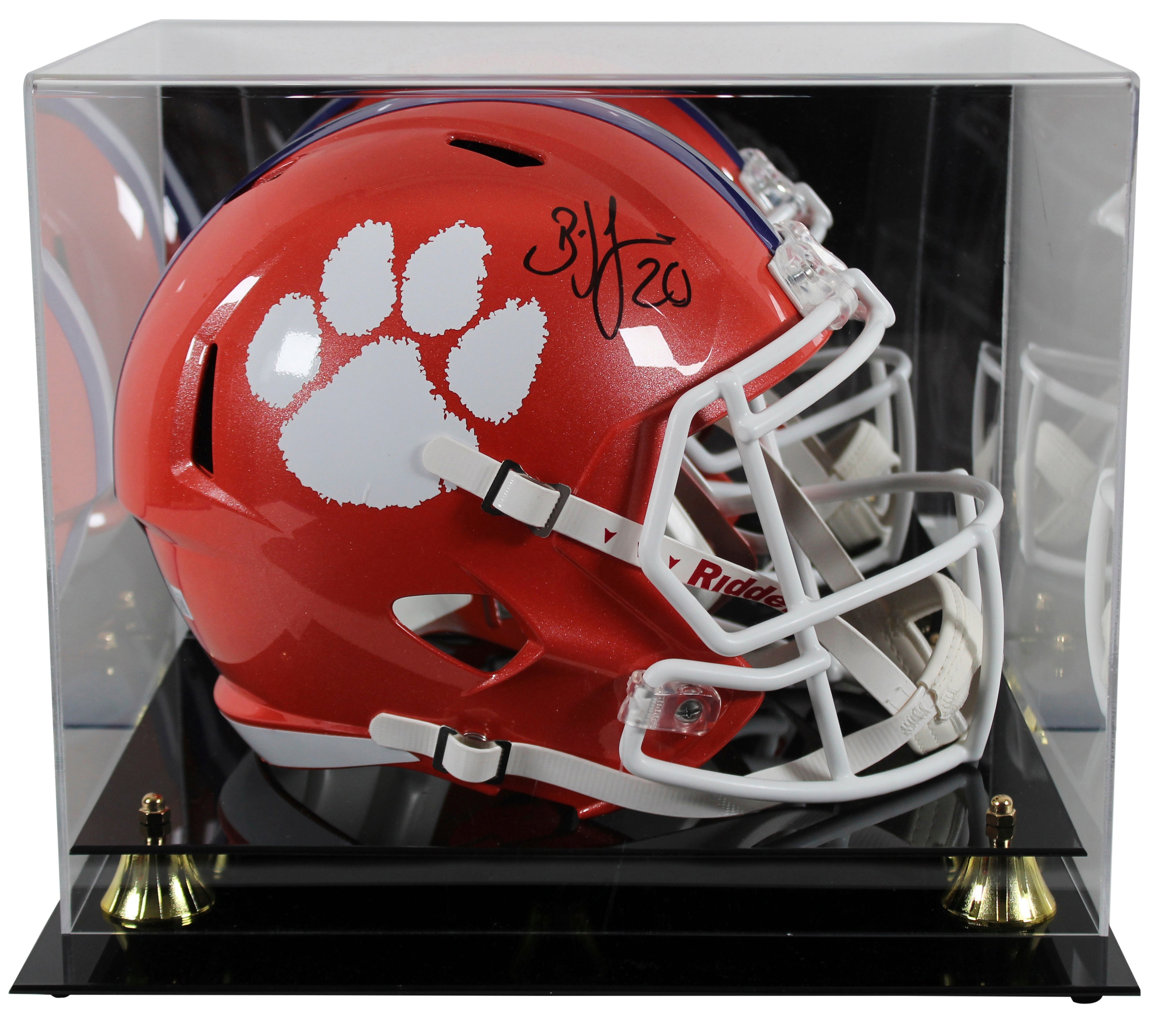 Clemson Brian Dawkins Authentic Signed Full Size Speed Rep Helmet w/ Case BAS W