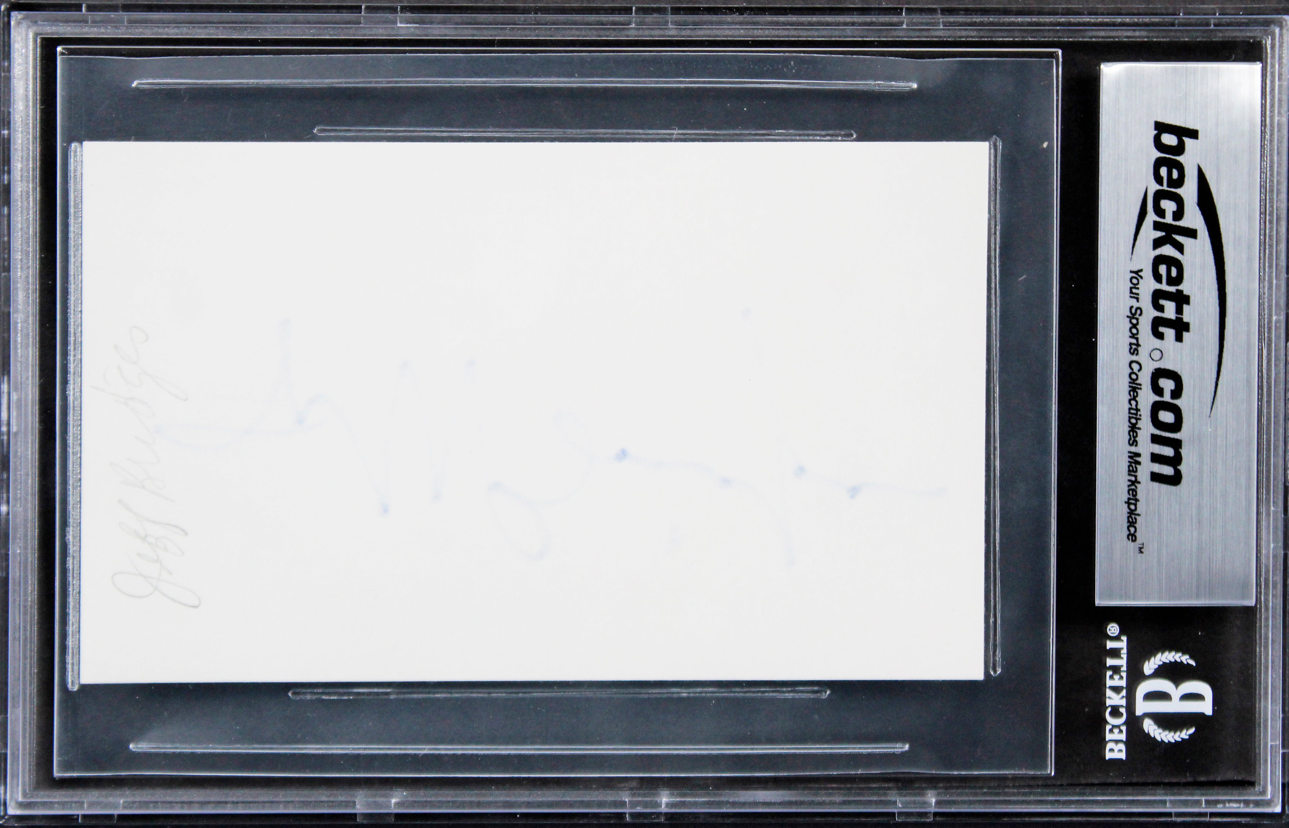 Jeff Bridges The Big Lebowski Authentic Signed 3x5 Index Card BAS Slabbed 3