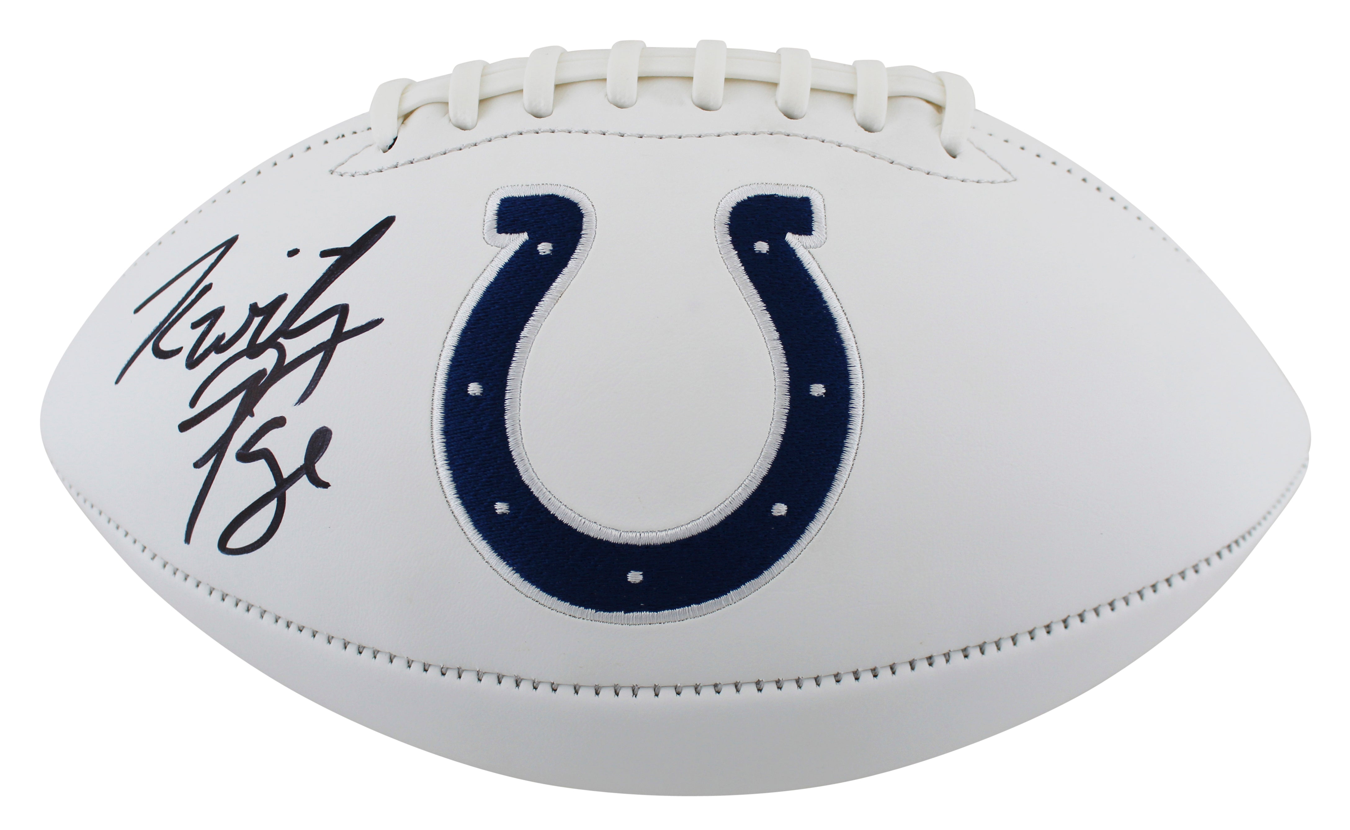 Colts Kwity Paye Authentic Signed Speed Mini Helmet w/ Blue Sig BAS Witnessed