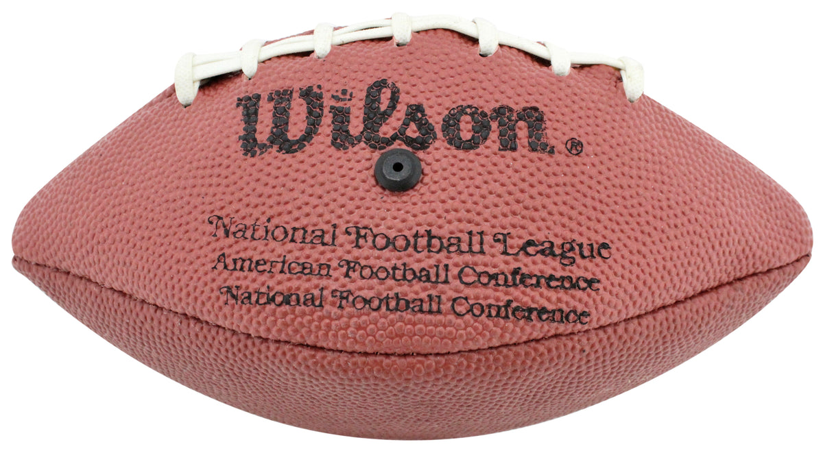 Steelers Kordell Stewart Authentic Signed Mini Wilson White Panel Football BAS