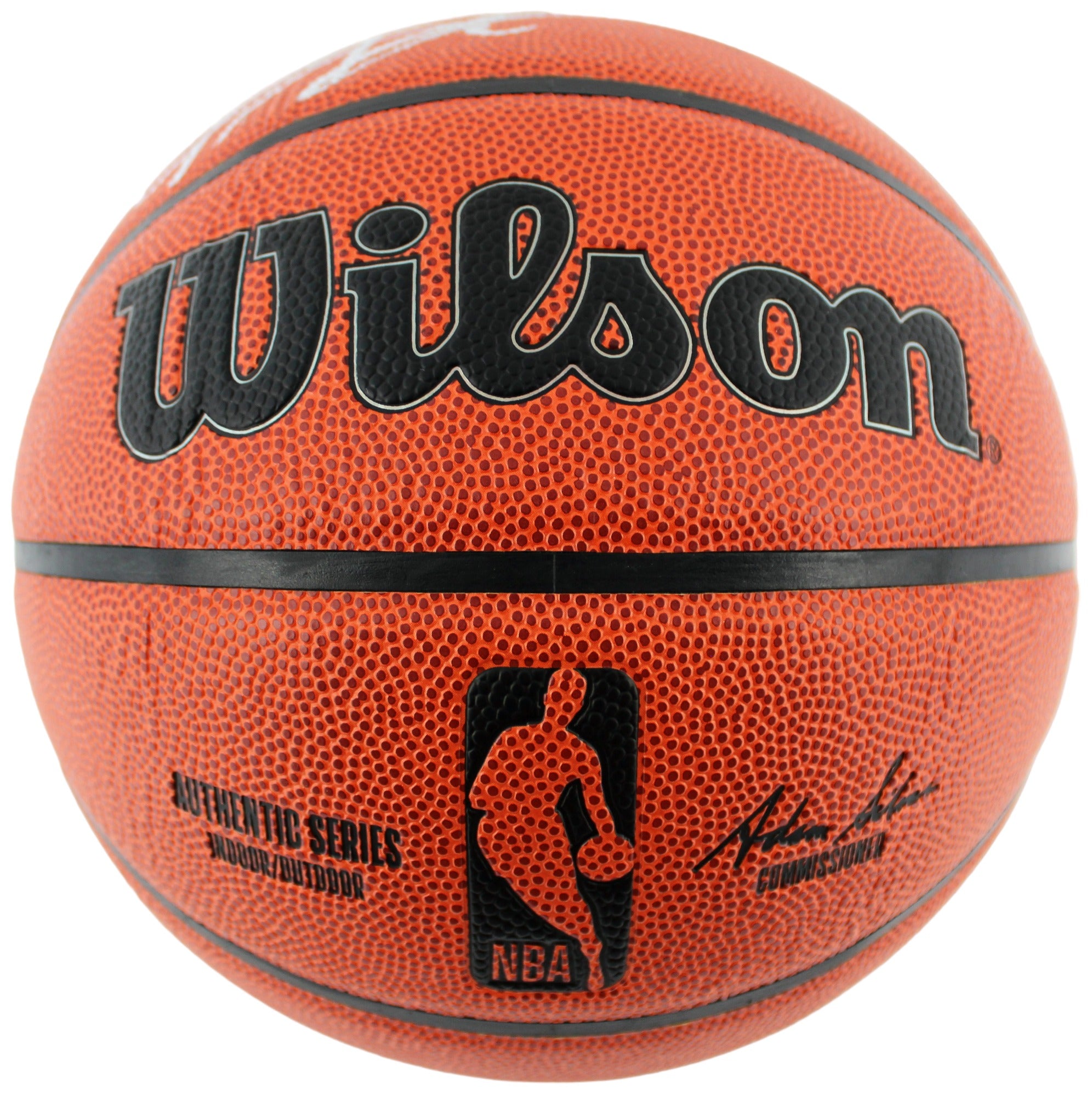 Bulls Dennis Rodman Authentic Signed Wilson Basketball BAS Witnessed