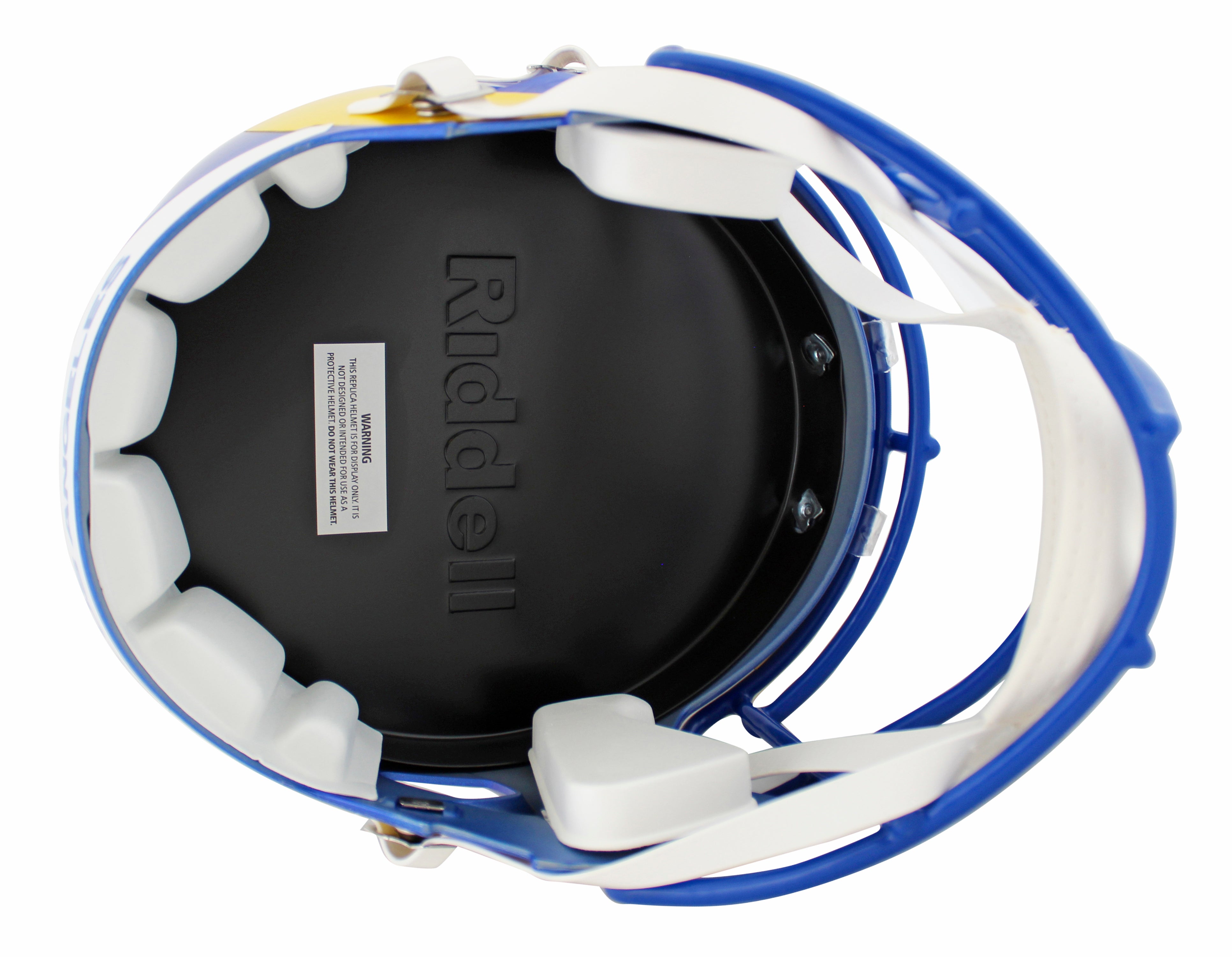 Rams Blake Corum Authentic Signed Full Size Speed Rep Helmet BAS Witnessed