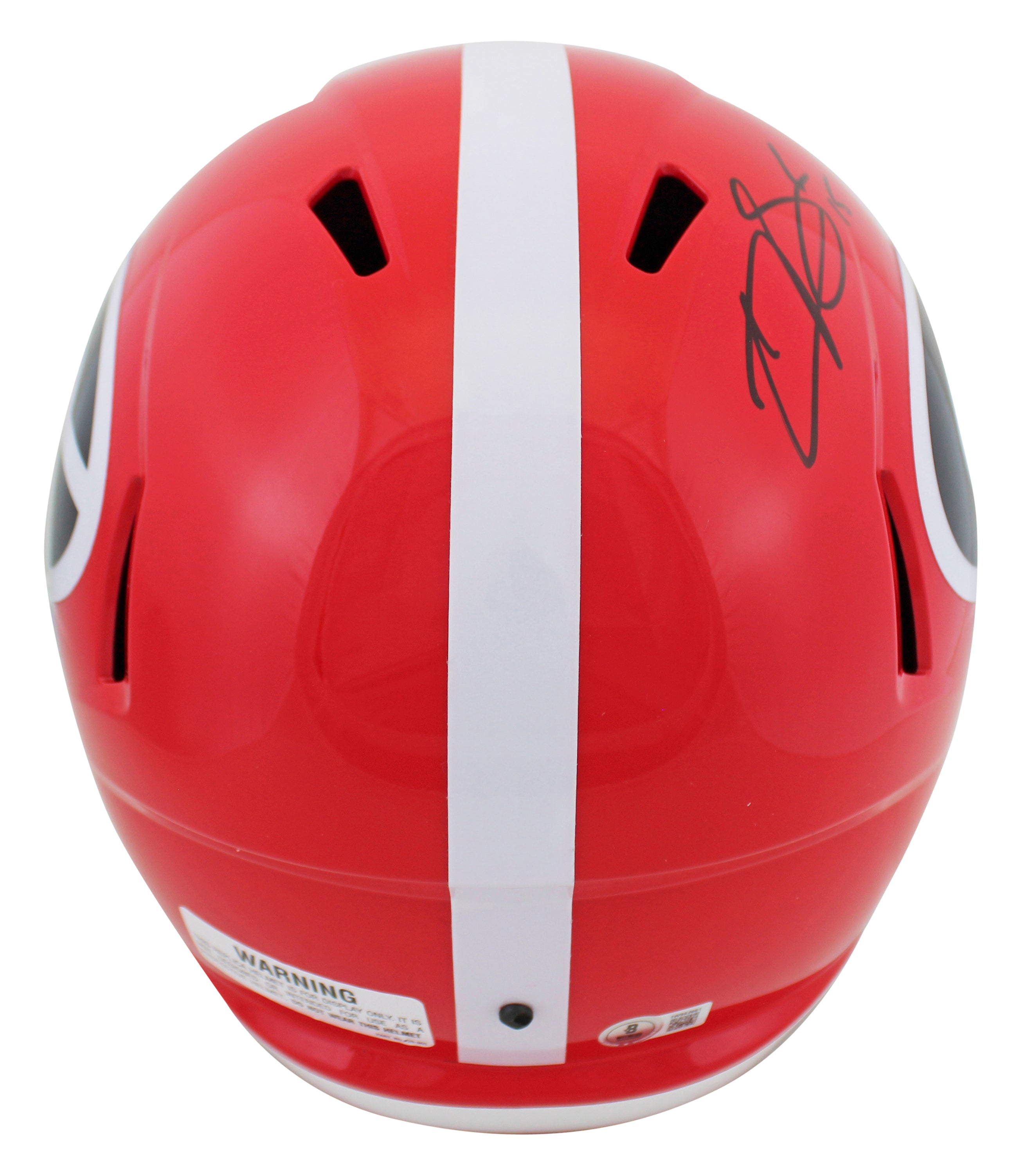 Georgia Carson Beck Authentic Signed Full Size Speed Rep Helmet BAS Witnessed