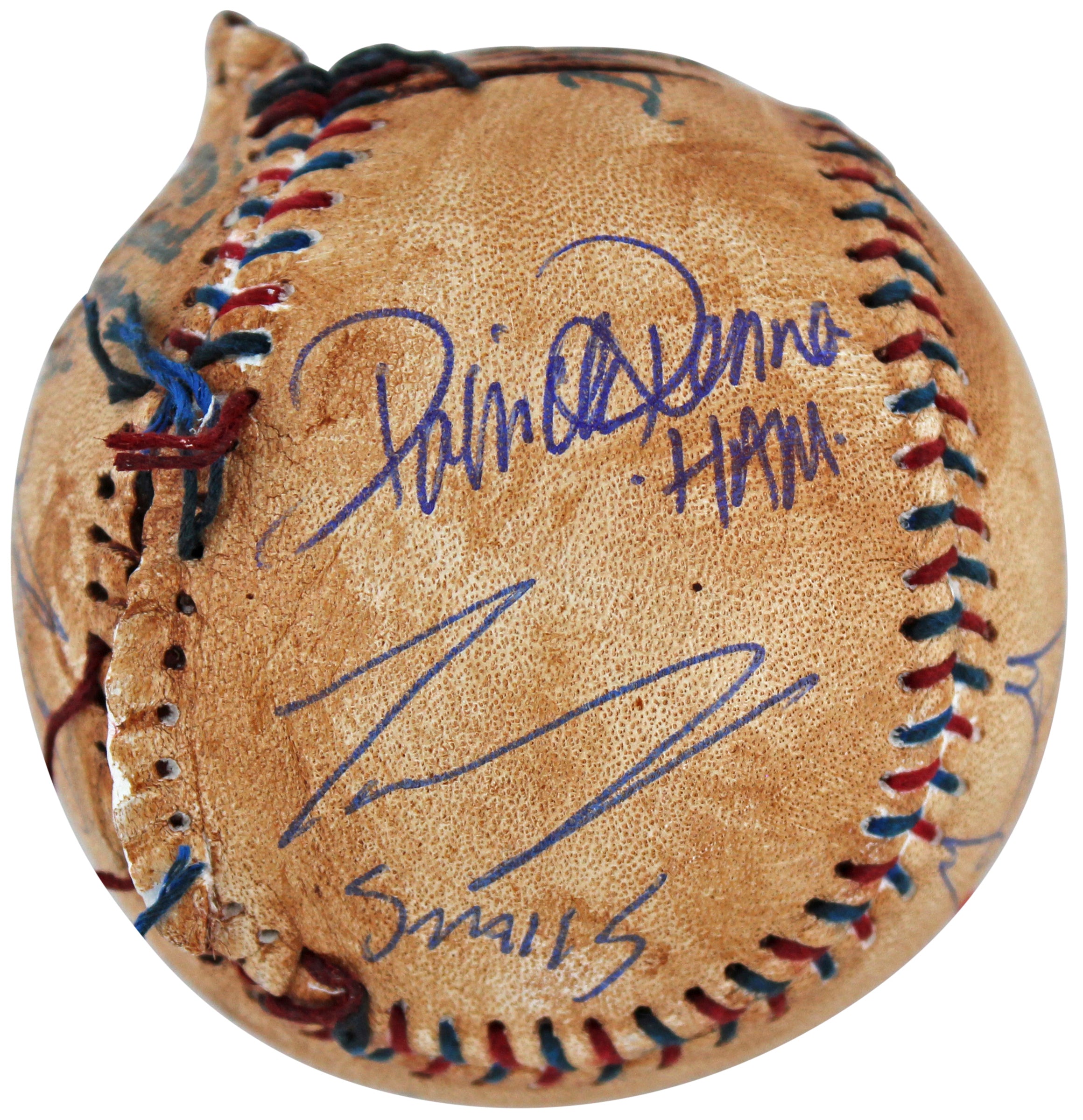 Sandlot (8) Guiry, Leopardi, Renna +5 Signed Chewed Baseball w/ Character BAS