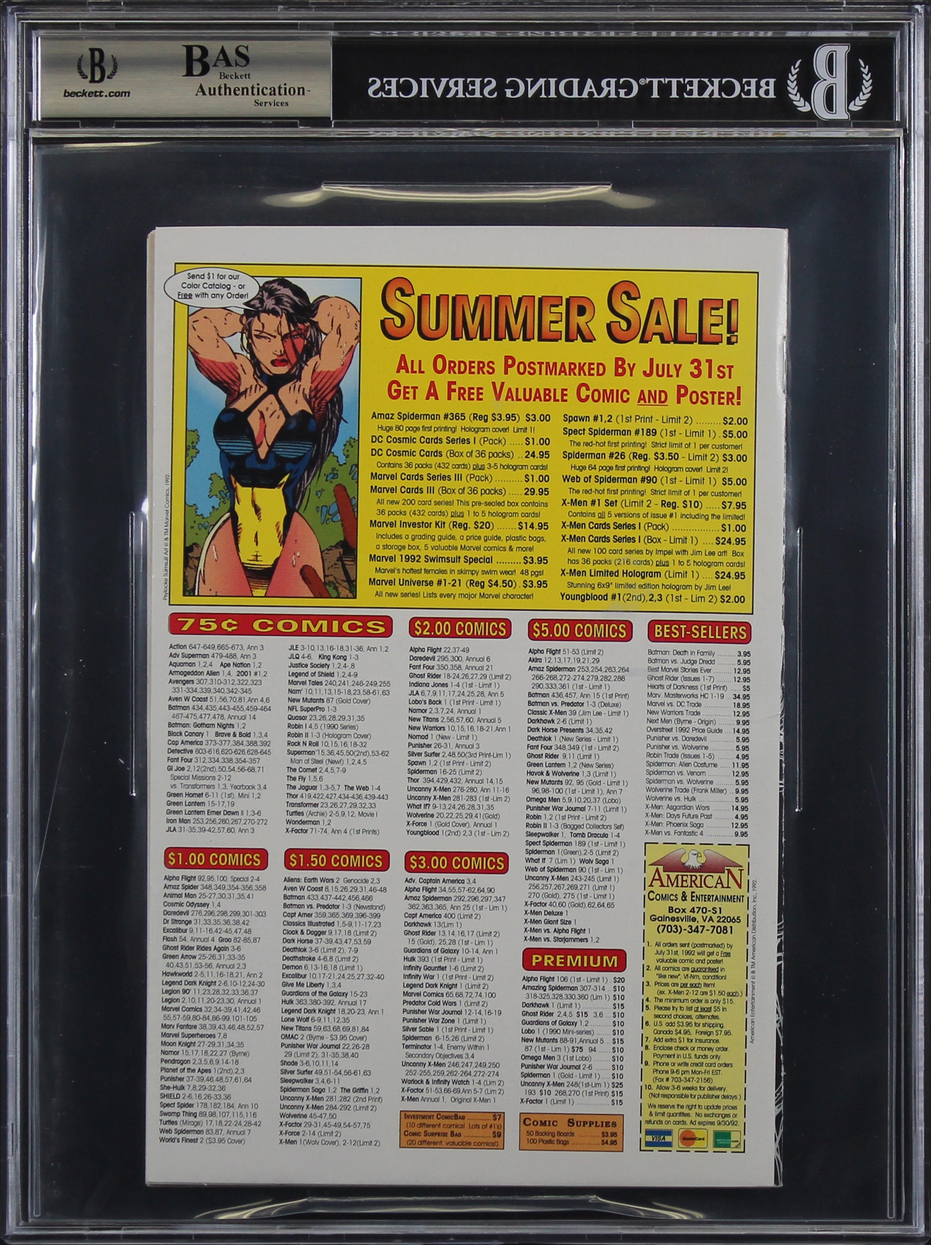 (4) Stan Lee, Romita +2 Signed The Amazing Spider-Man #365  Comic BAS Slabbed