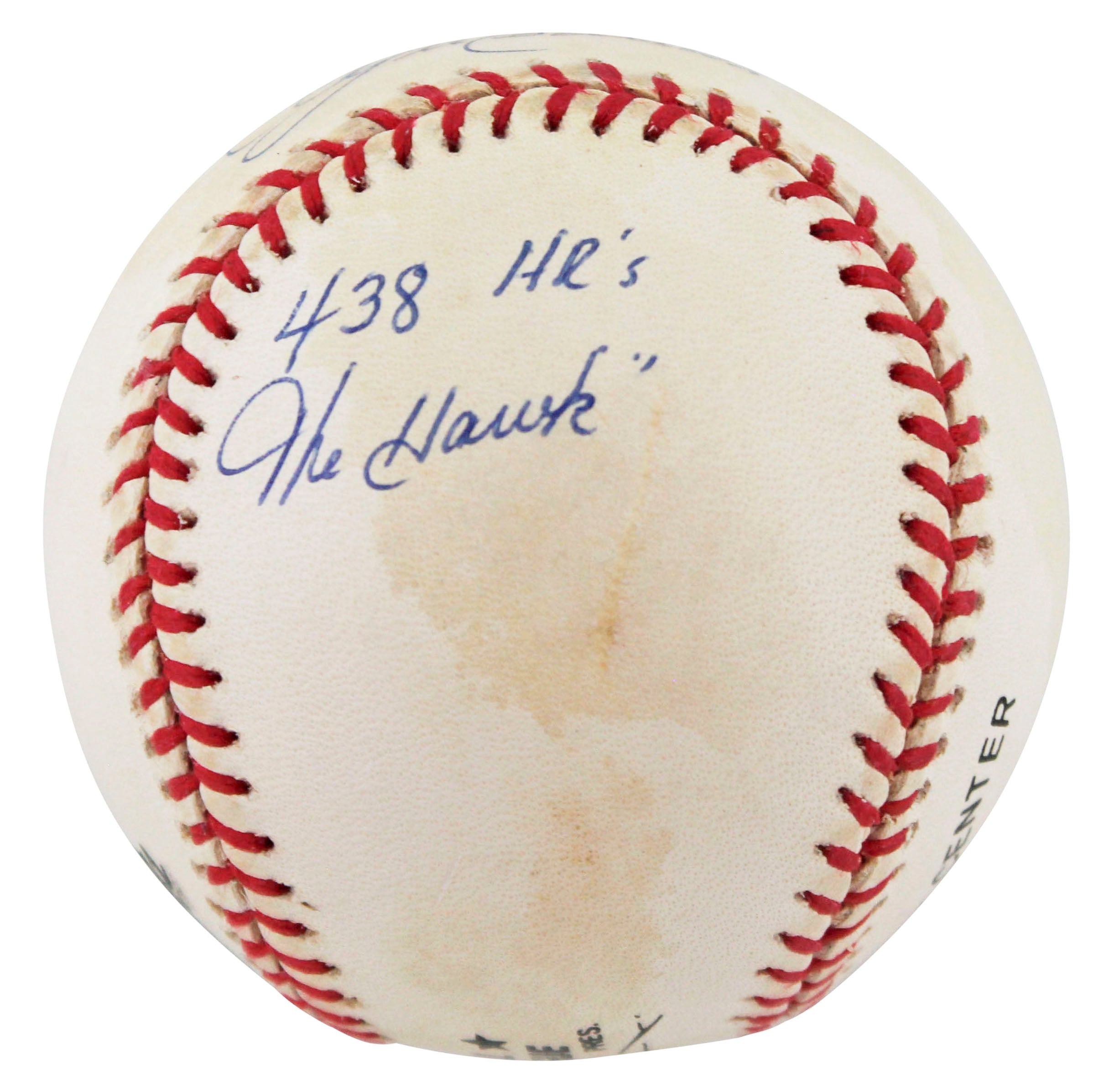 Cubs Andre Dawson "438 Hr's The Hawk" Authentic Signed Onl Baseball BAS #BN06130