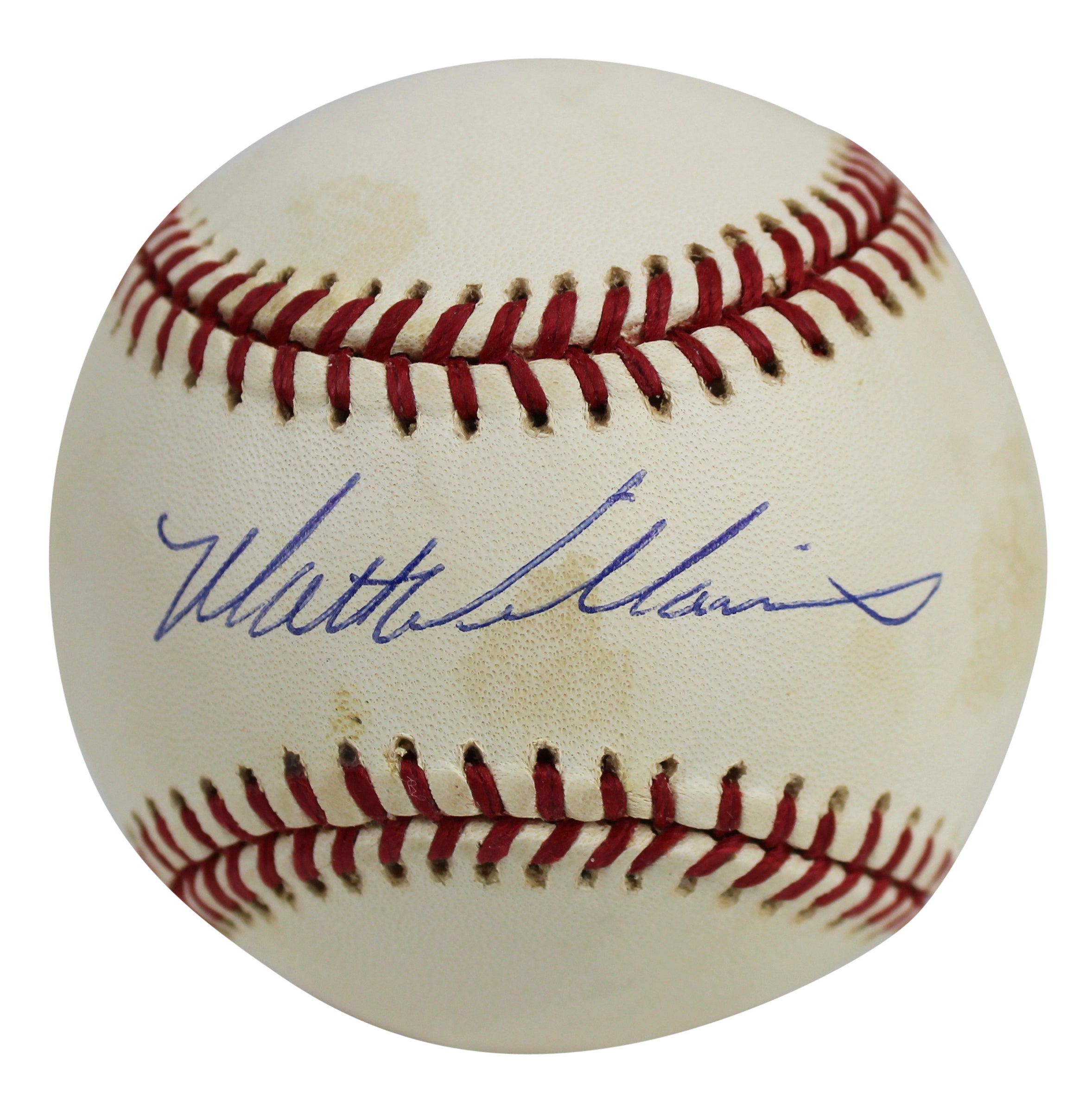 Giants Matt Williams Authentic Signed Coleman Onl Baseball BAS #H91262