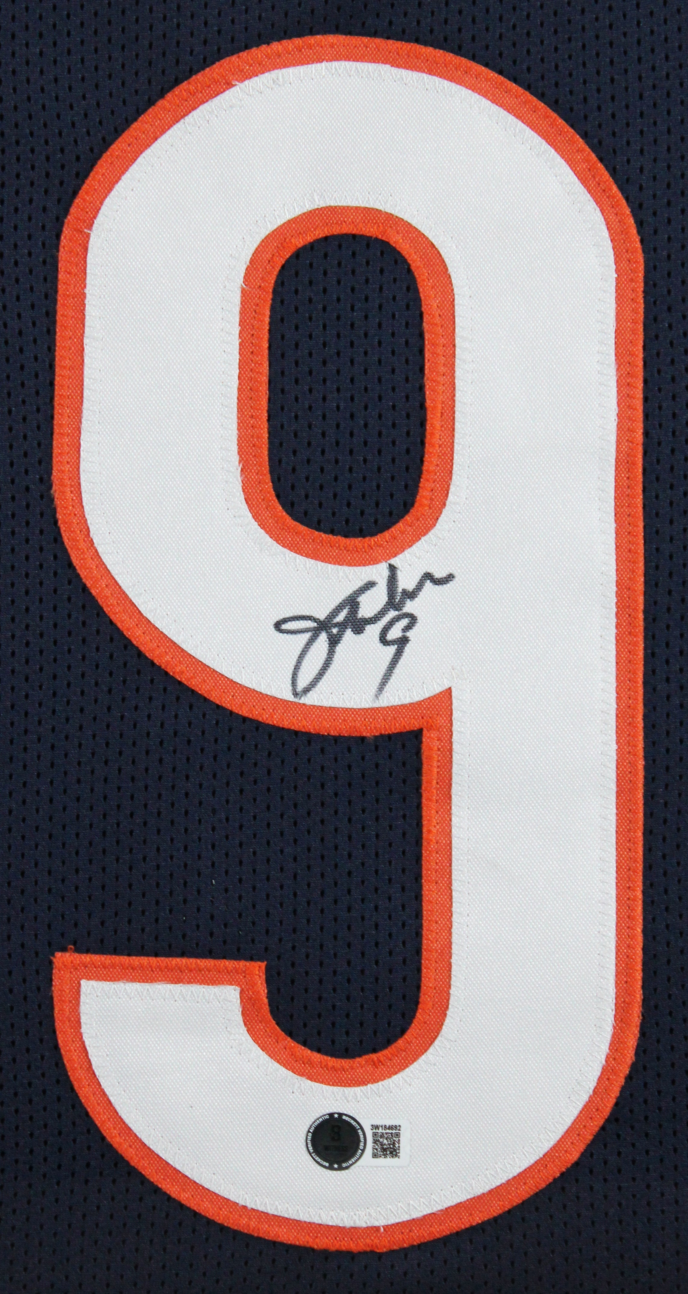Jim McMahon Authentic Signed Navy Blue Pro Style Framed Jersey BAS Witnessed