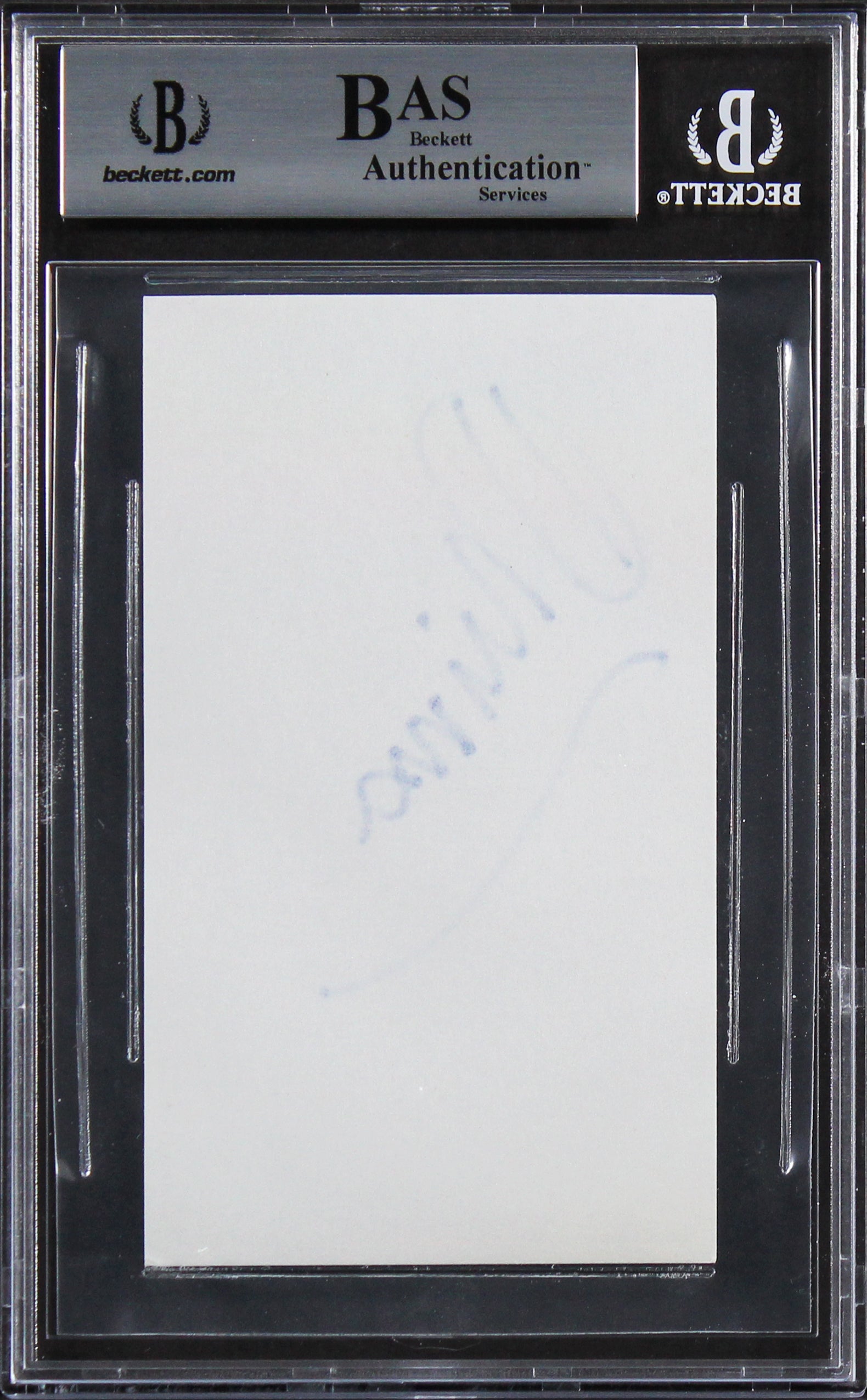 Helen Mirren The Queen Authentic Signed 3x5 Index Card Autographed BAS Slabbed