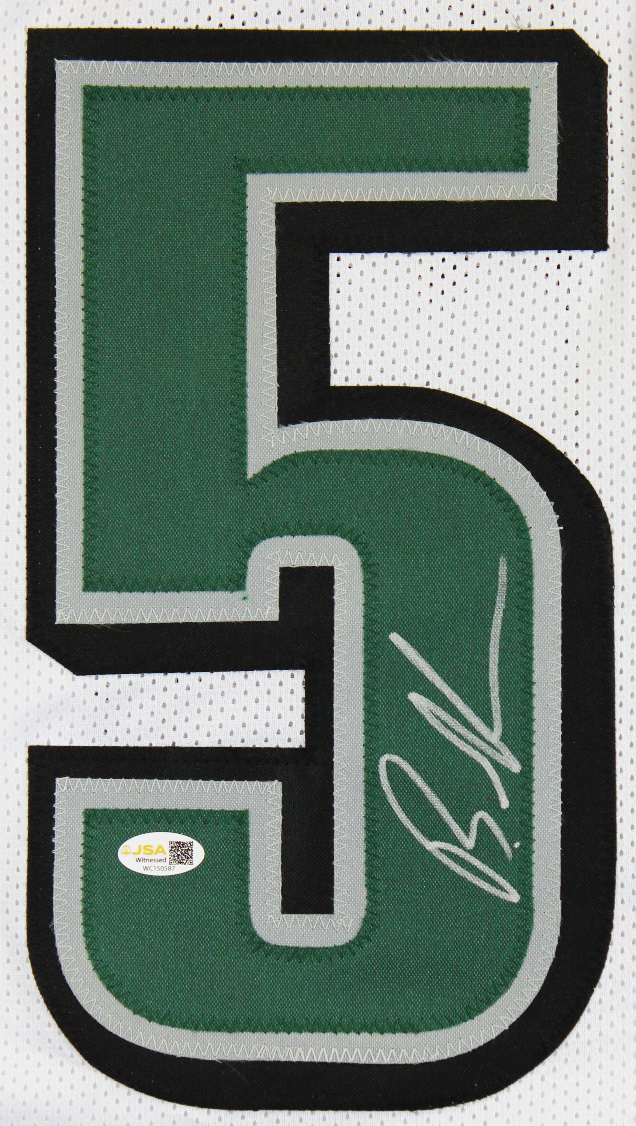 Brandon Graham Authentic Signed White Pro Style Jersey JSA Witness