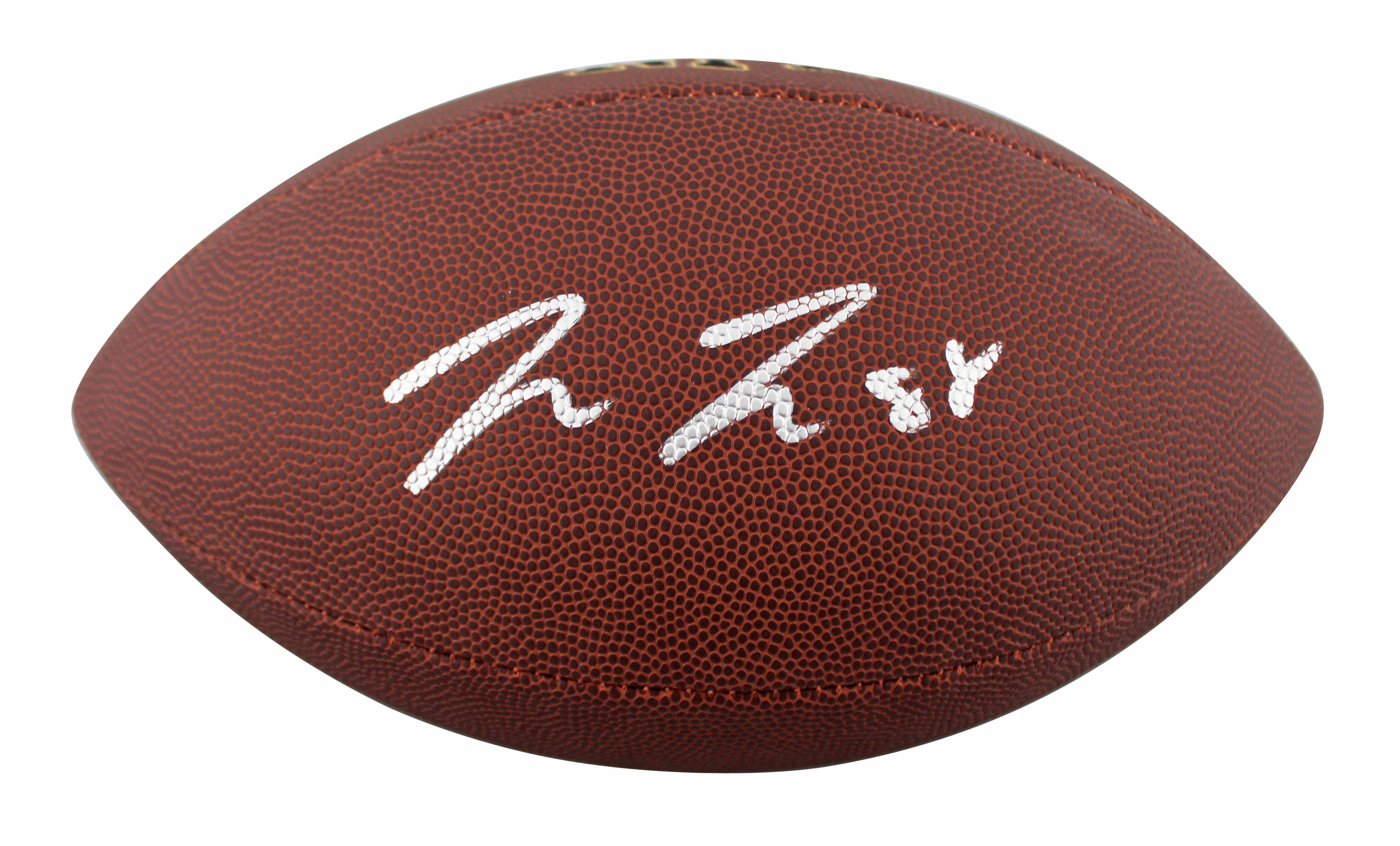 Steelers Pat Freiermuth Signed Wilson Super Grip Football W/ Case BAS Witnessed