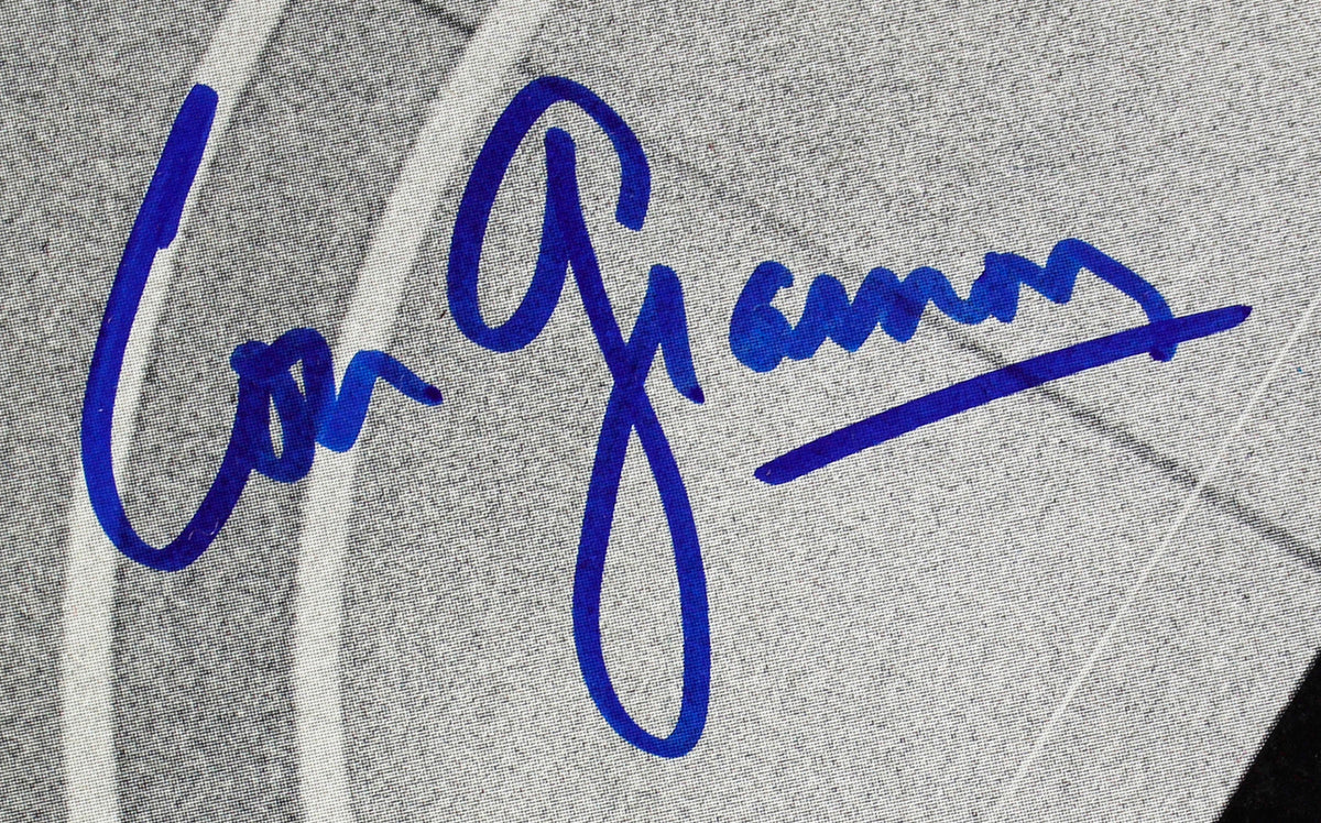 Lou Gramm Foreigner Authentic Signed Urgent 45 RPM Album Cover BAS #BF88834