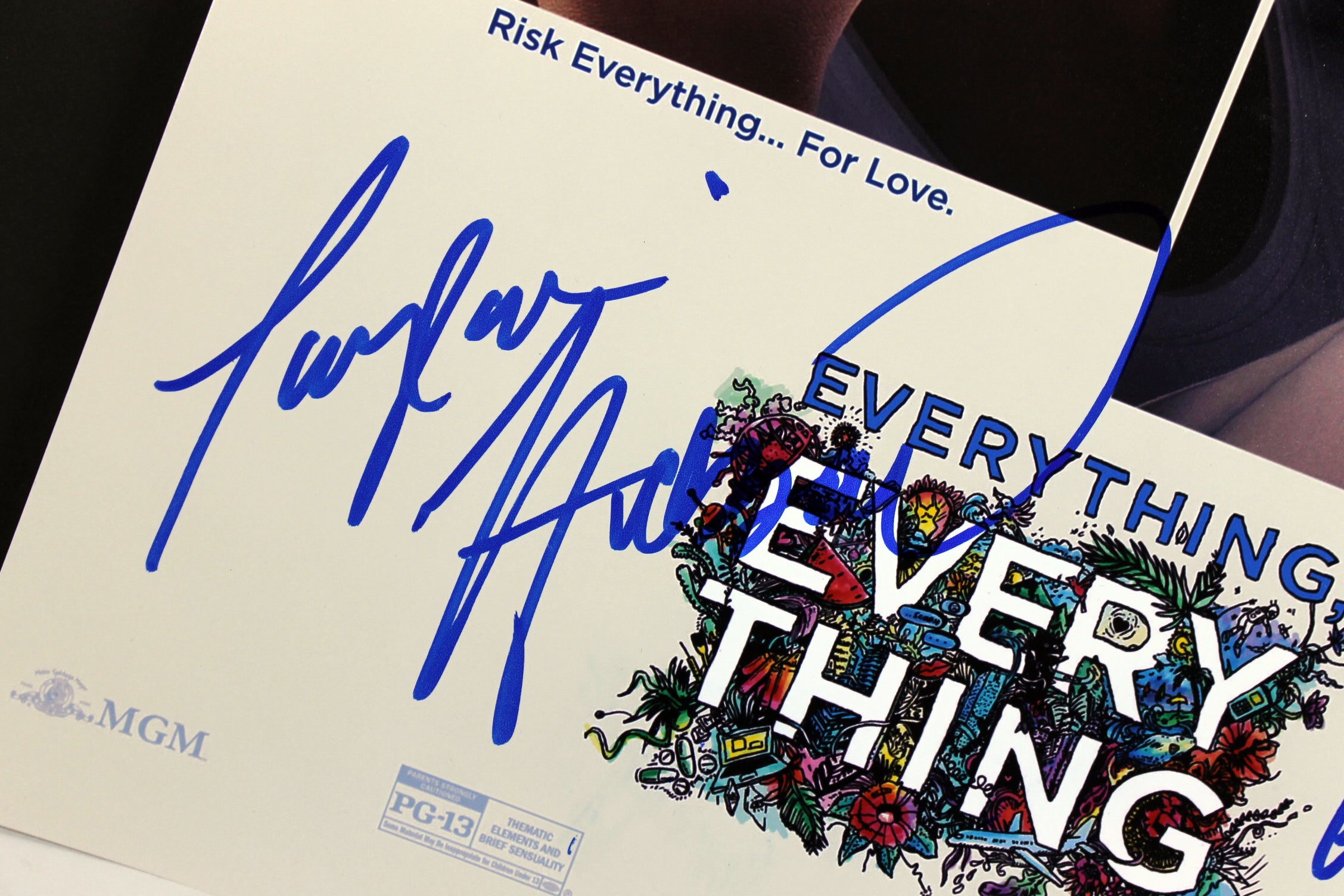 Everything, Everything (3) Stenberg, Reguera & Hickson Signed 12x18 Poster BAS