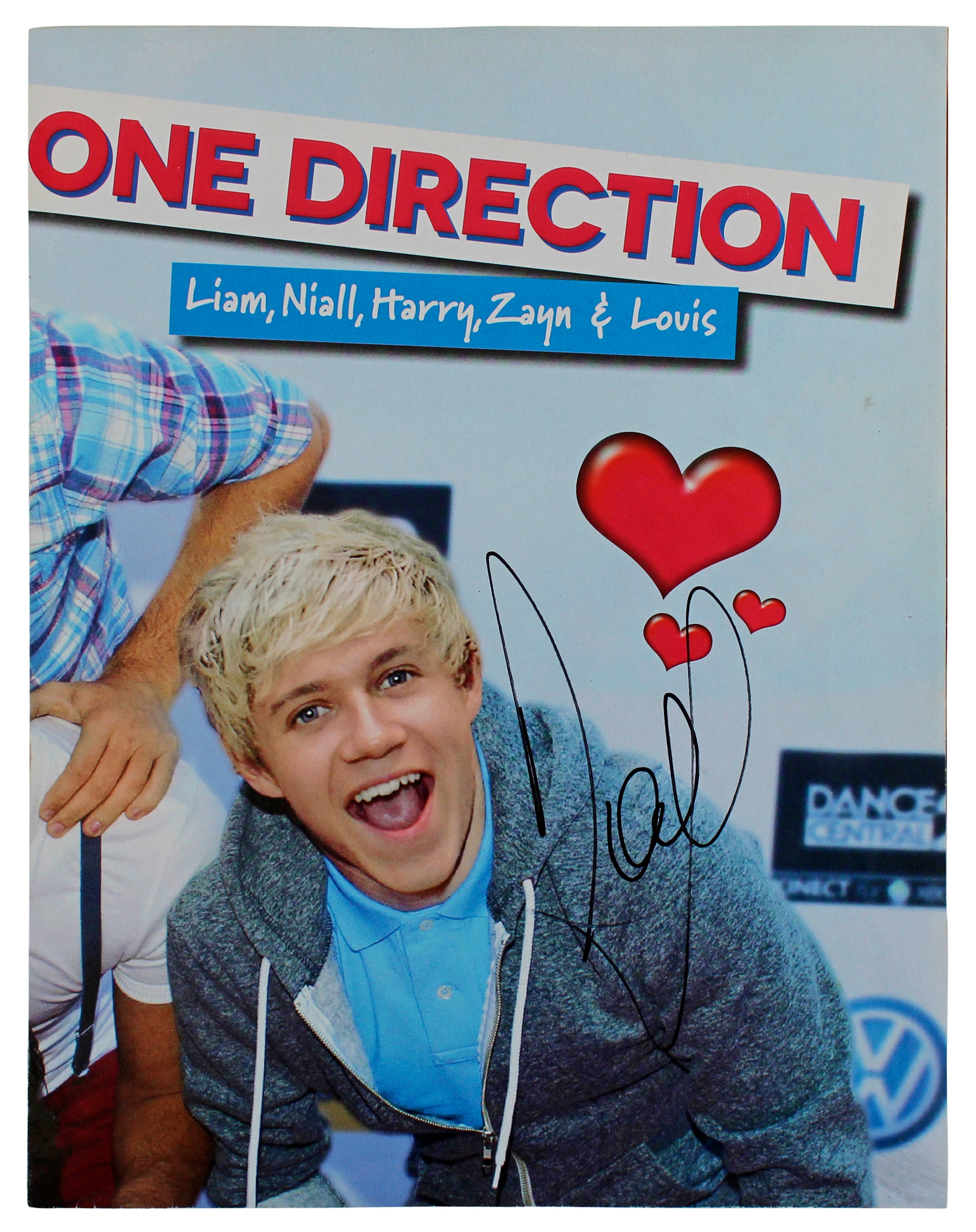 One Direction Harry Styles & Niall Horan Signed 16x20.5 Tiger Beat Poster BAS