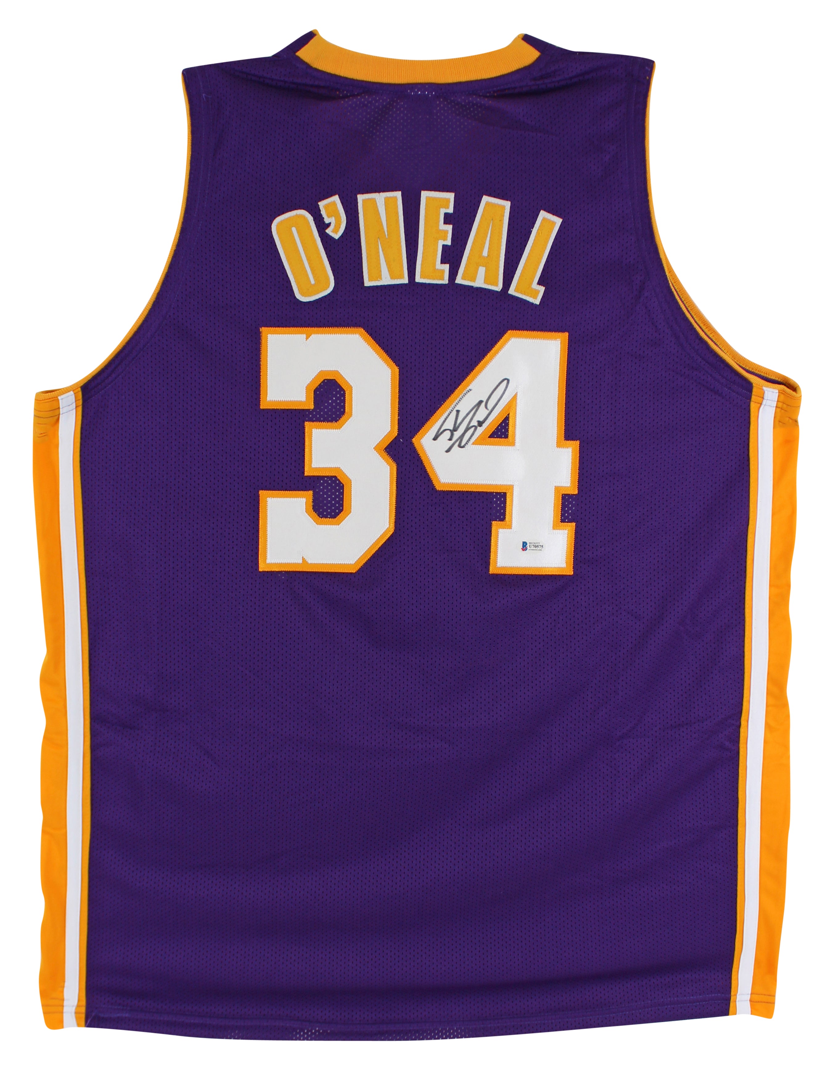 Shaquille O'Neal Authentic Signed Purple Pro Style Jersey Autographed BAS
