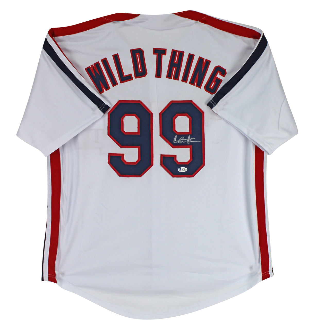 Charlie Sheen Major League Authentic Signed Wildthing Jersey BAS Witnessed