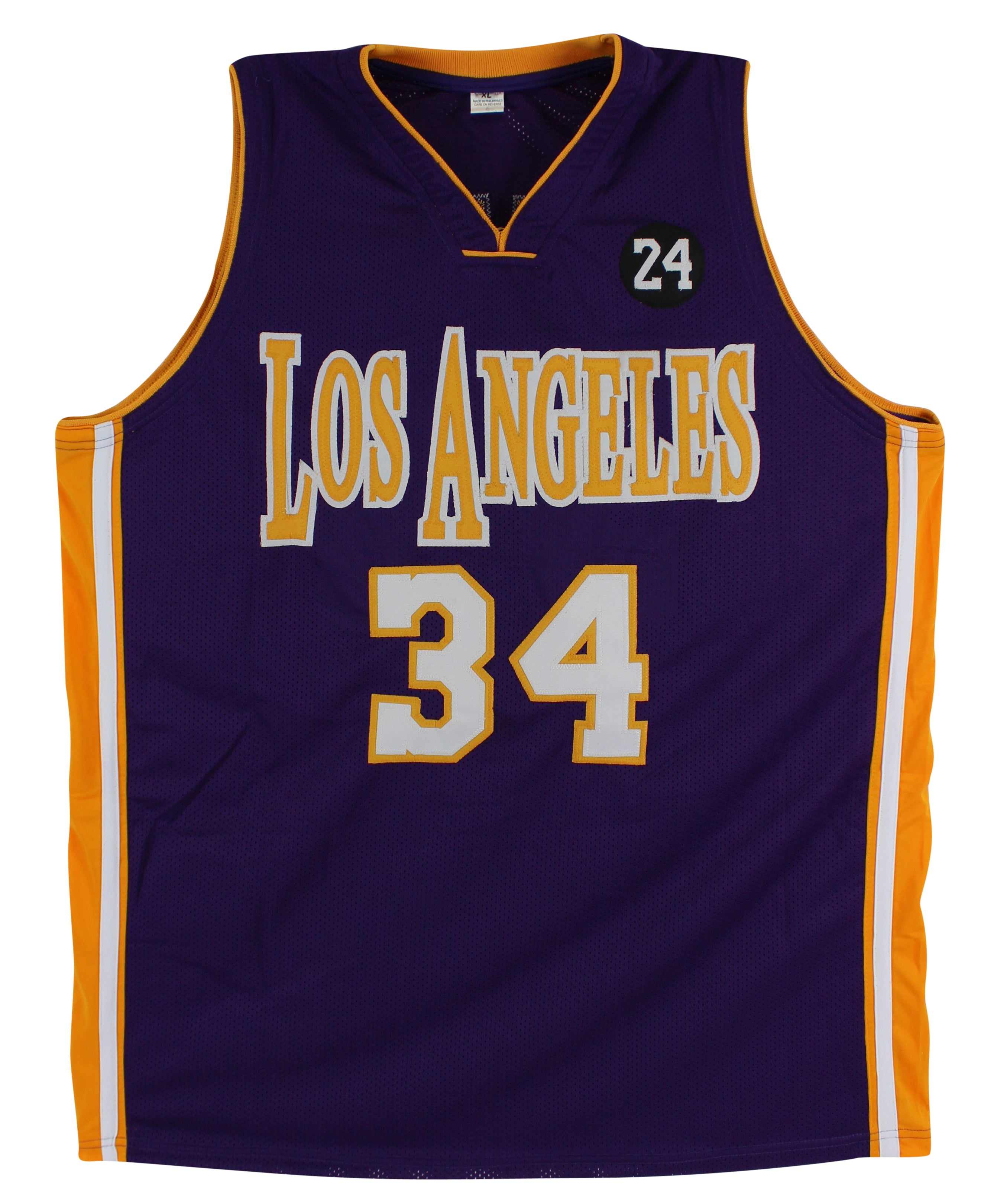 Shaquille O'Neal Authentic Signed Purple Pro Style Jersey Autographed BAS