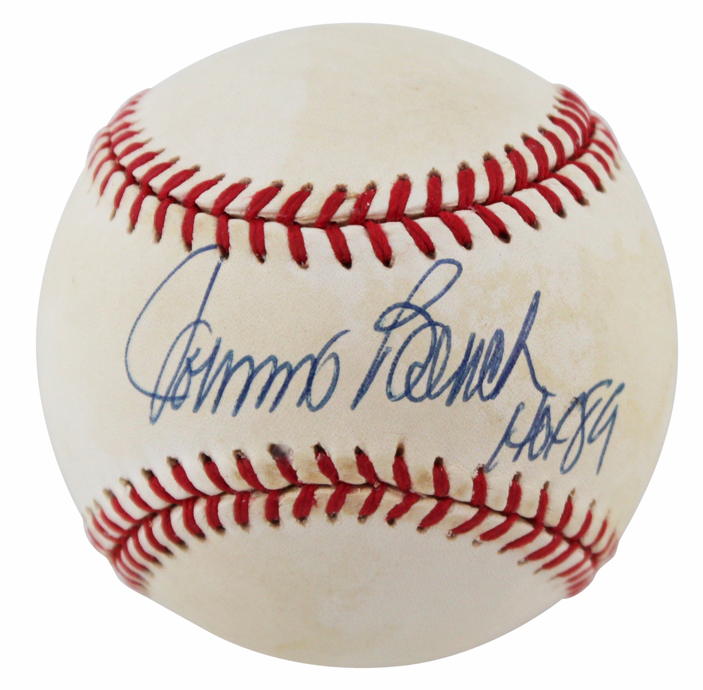 Reds Johnny Bench "HOF 89" Authentic Signed Coleman Onl Baseball BAS #BN06141