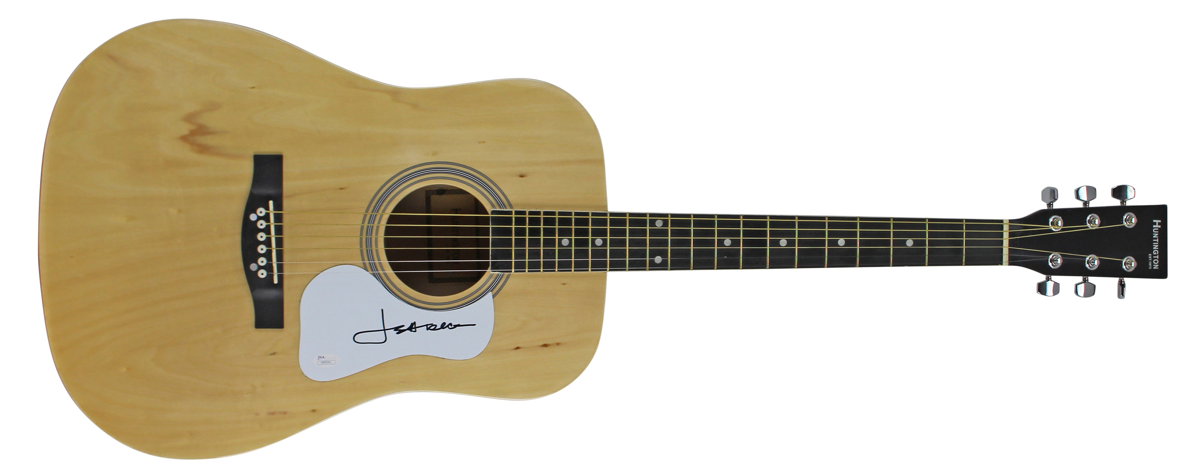 Jeff Beck The Yardbirds Authentic Signed Huntington Acoustic Guitar JSA #S90541