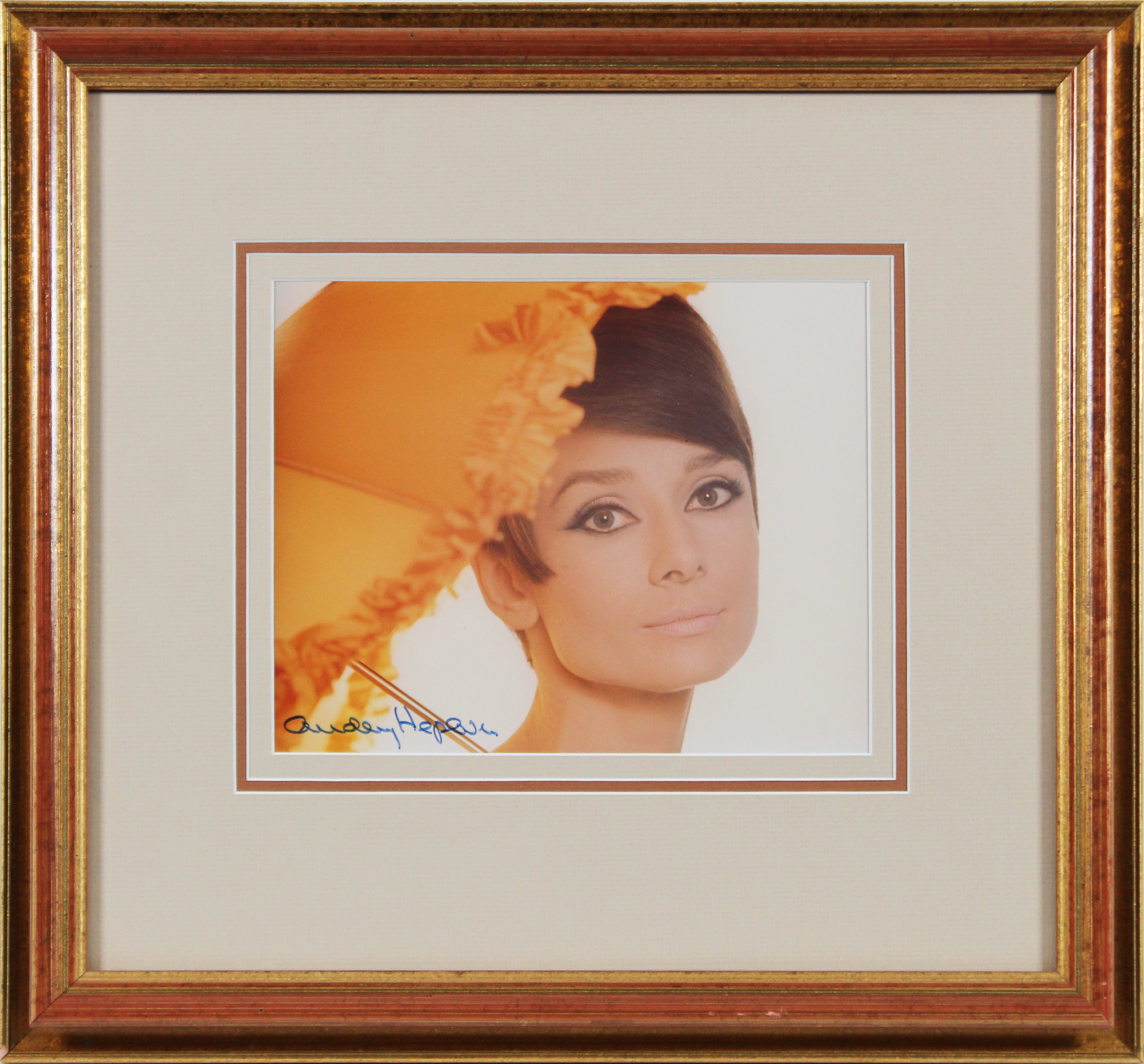 Audrey Hepburn Breakfast At Tiffany's Signed 8x10 Framed Photo BAS #AD64006