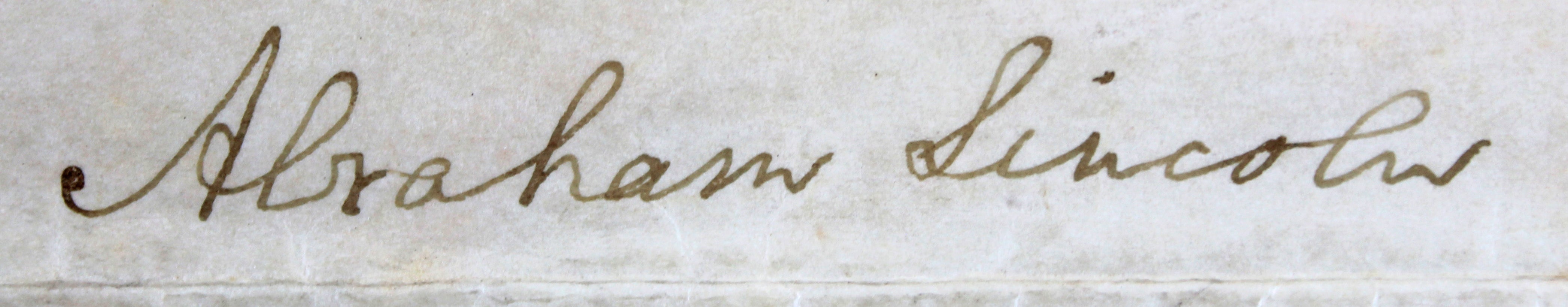 Abraham Lincoln Signed 14.75x19.25 1862 Military Appointment BAS #AB76505