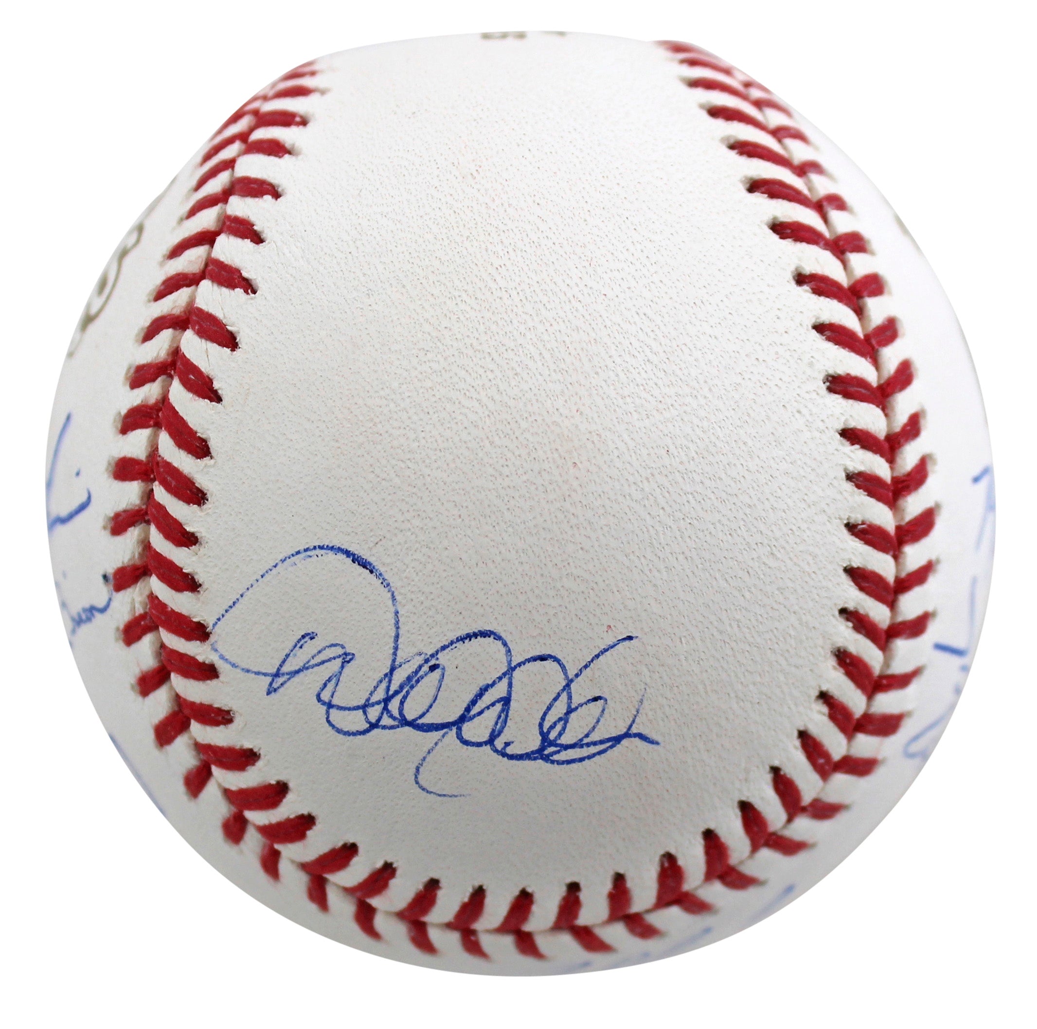 2009 Yankees (9) Jeter Rivera Posada Signed 2009 WS Logo Oml Baseball Steiner 2