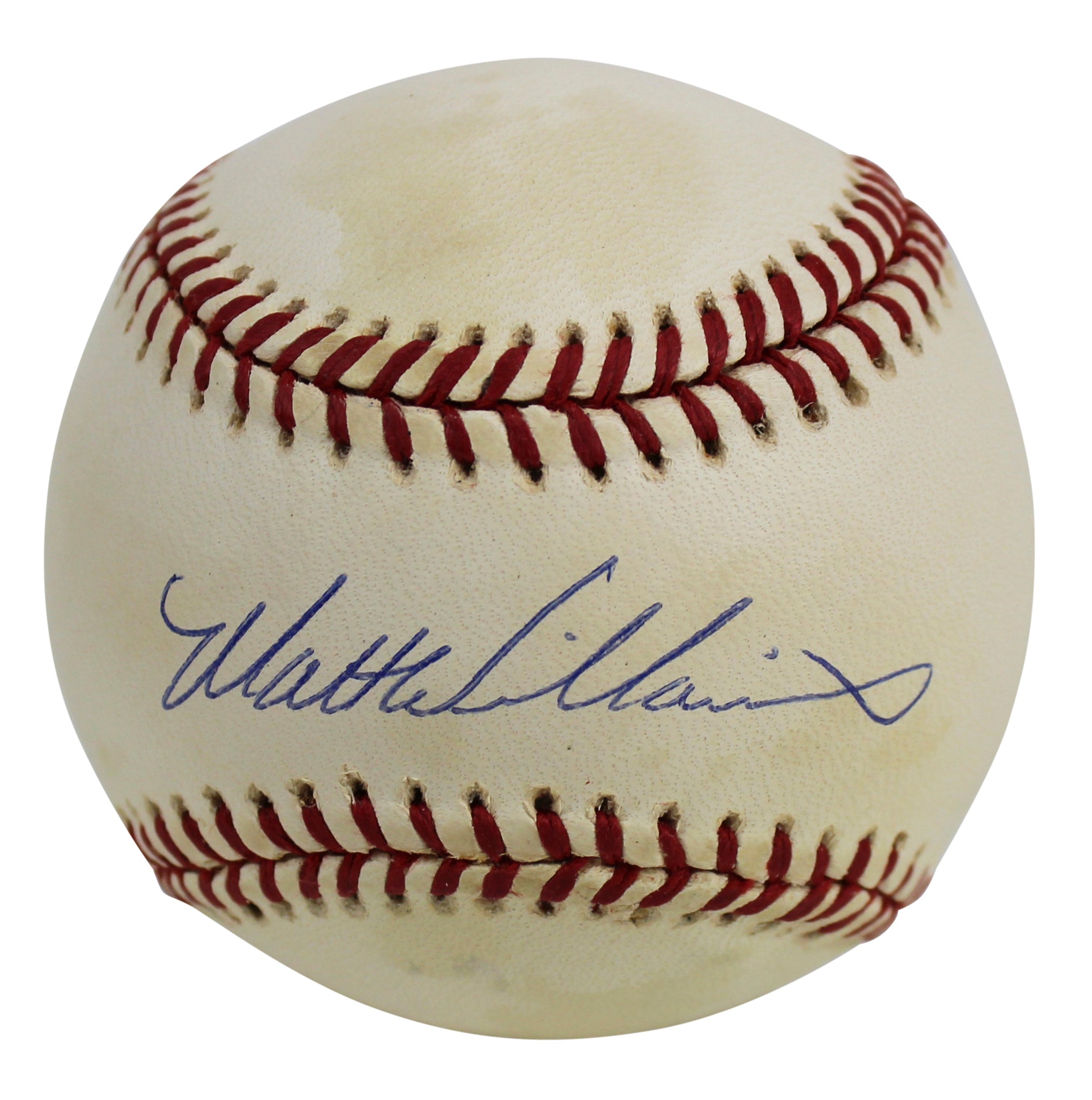 Giants Matt Williams Authentic Signed Coleman Onl Baseball BAS #H91270