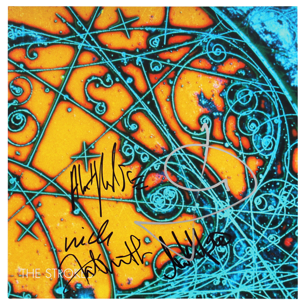 The Strokes (5) Authentic Signed Is This It Album Cover W/ Vinyl BAS #AB86861