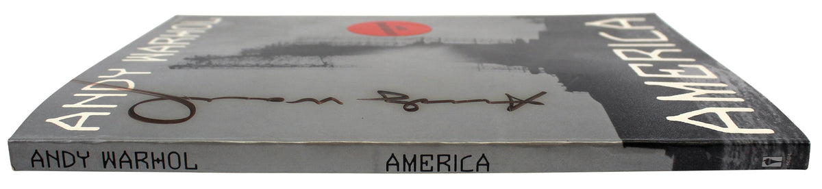 Andy Warhol Authentic Signed America Book Autographed BAS #AB76504