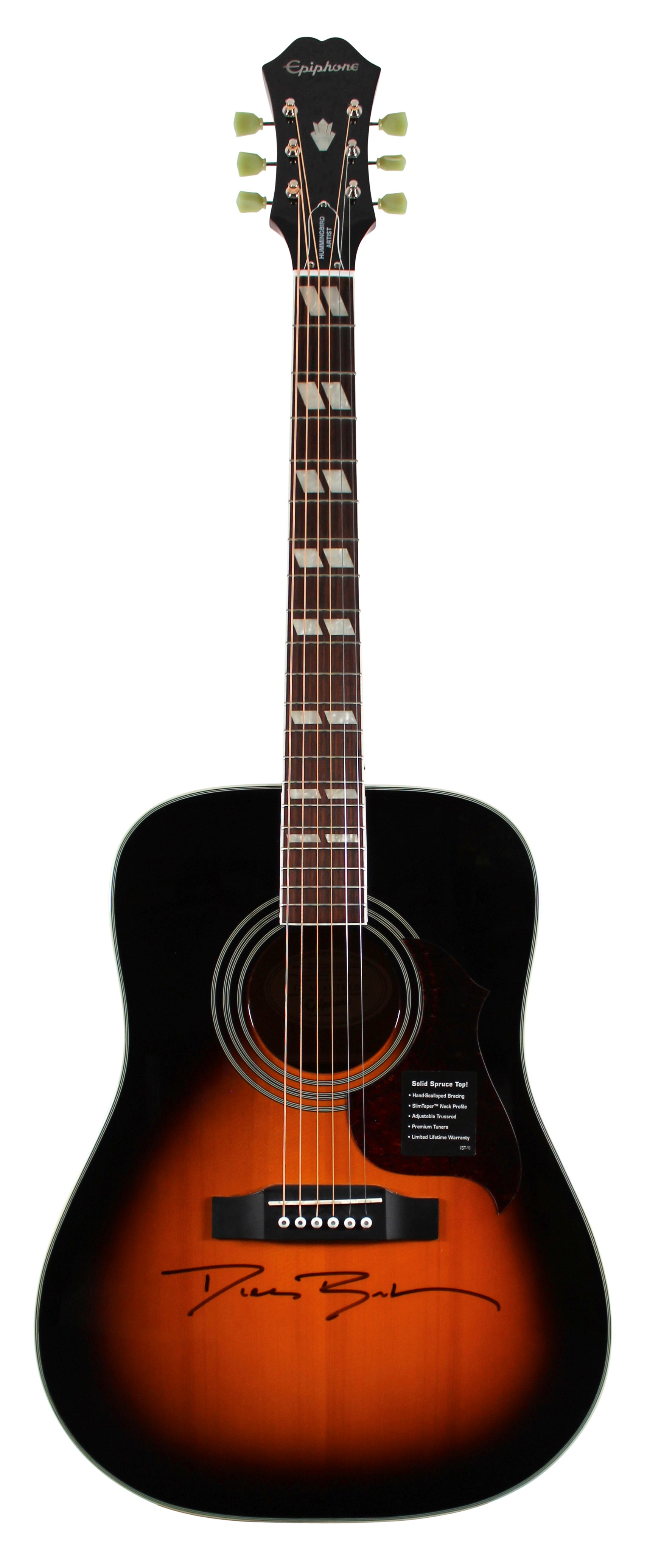 Dierks Bentley Signed Epiphone Hummingbird Acoustic Guitar BAS #BJ67603