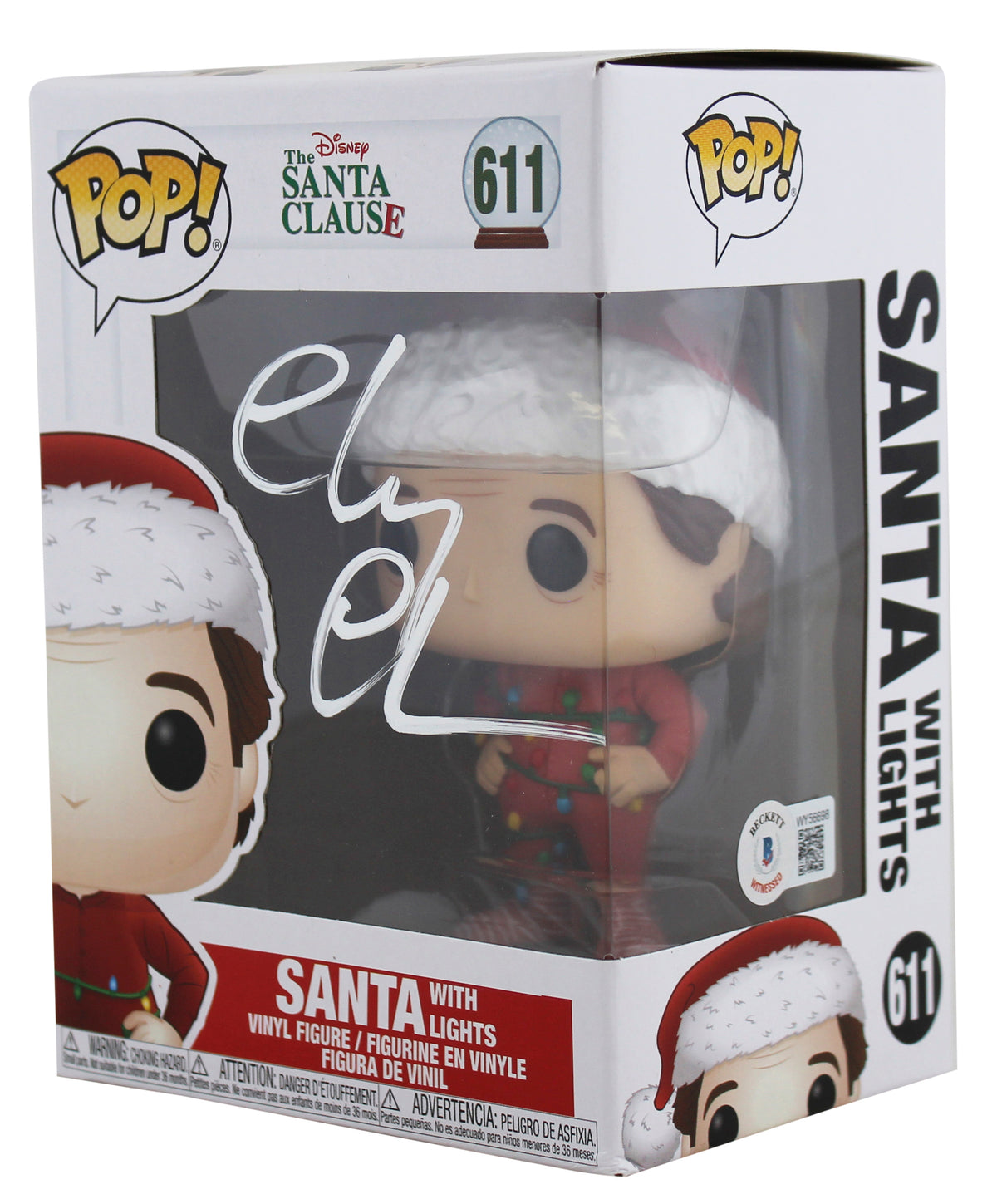 Chevy Chase Christmas Vacation Signed Santa Funko Pop Vinyl Figure BAS #WY56698