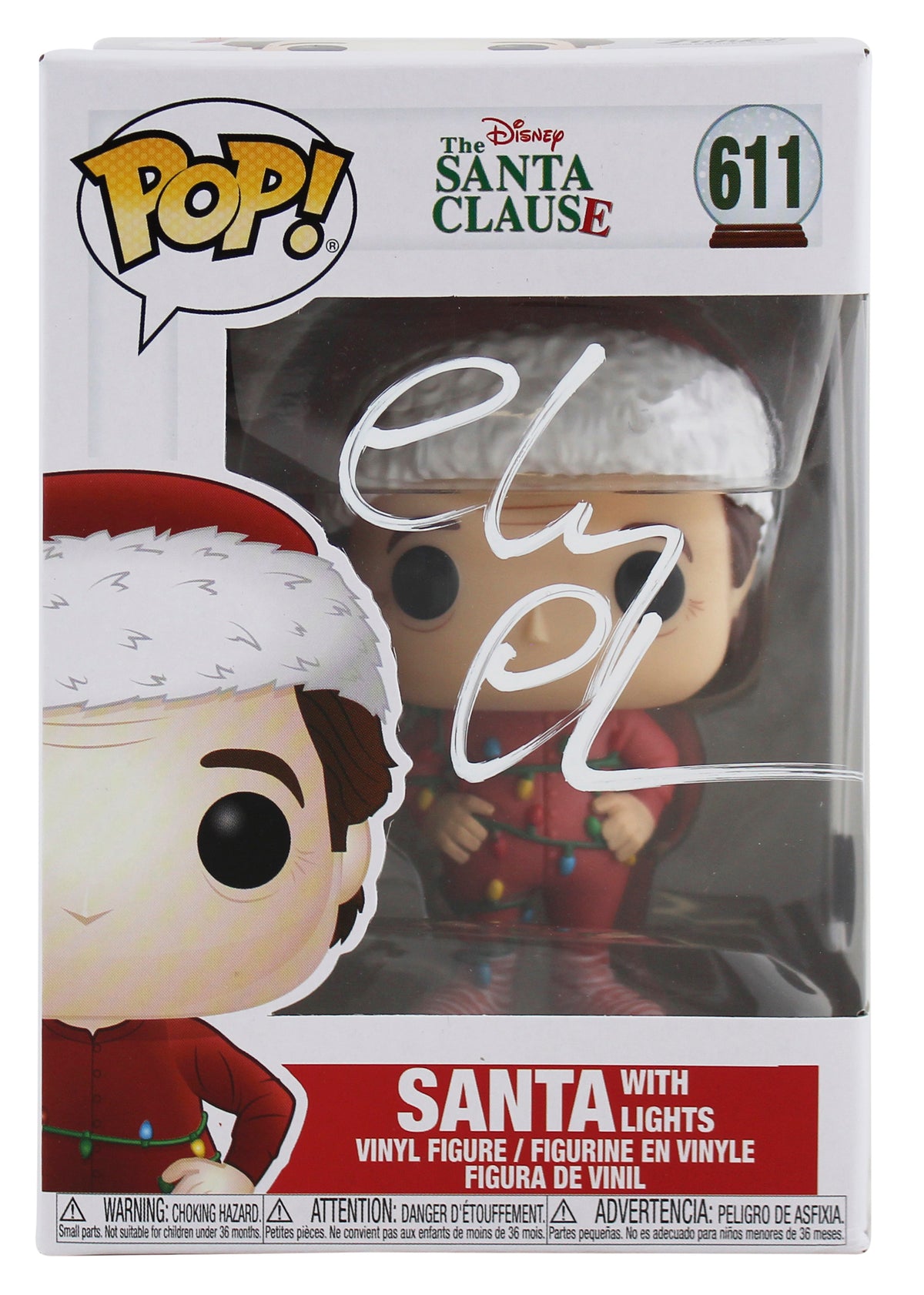 Chevy Chase Christmas Vacation Signed Santa Funko Pop Vinyl Figure BAS #WY56698