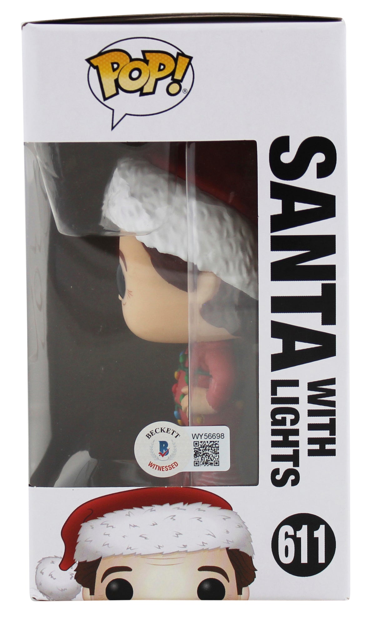 Chevy Chase Christmas Vacation Signed Santa Funko Pop Vinyl Figure BAS #WY56698