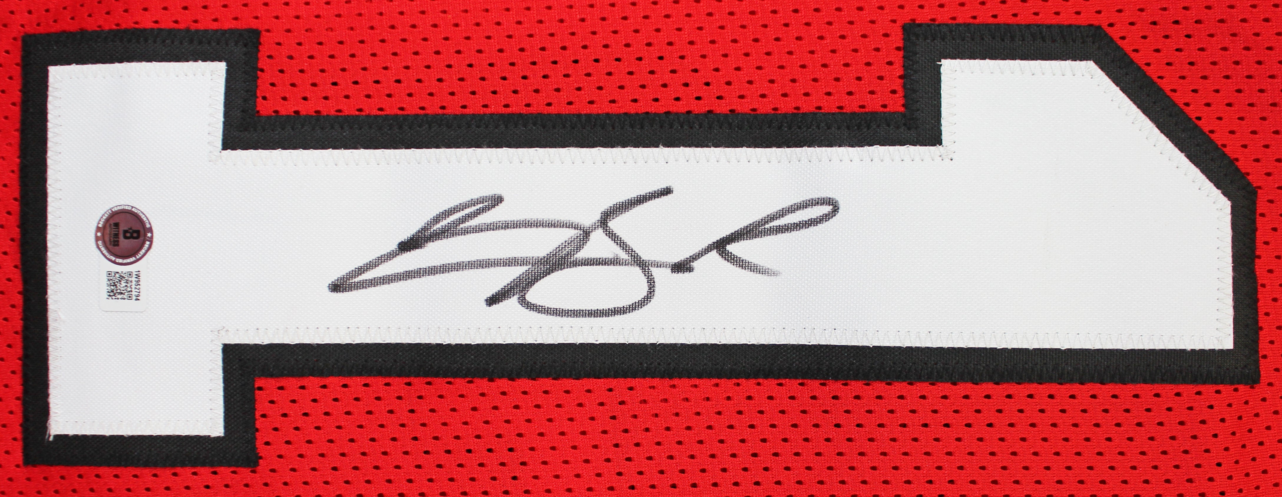 Georgia Carson Beck Authentic Signed Red Pro Style Jersey BAS Witnessed