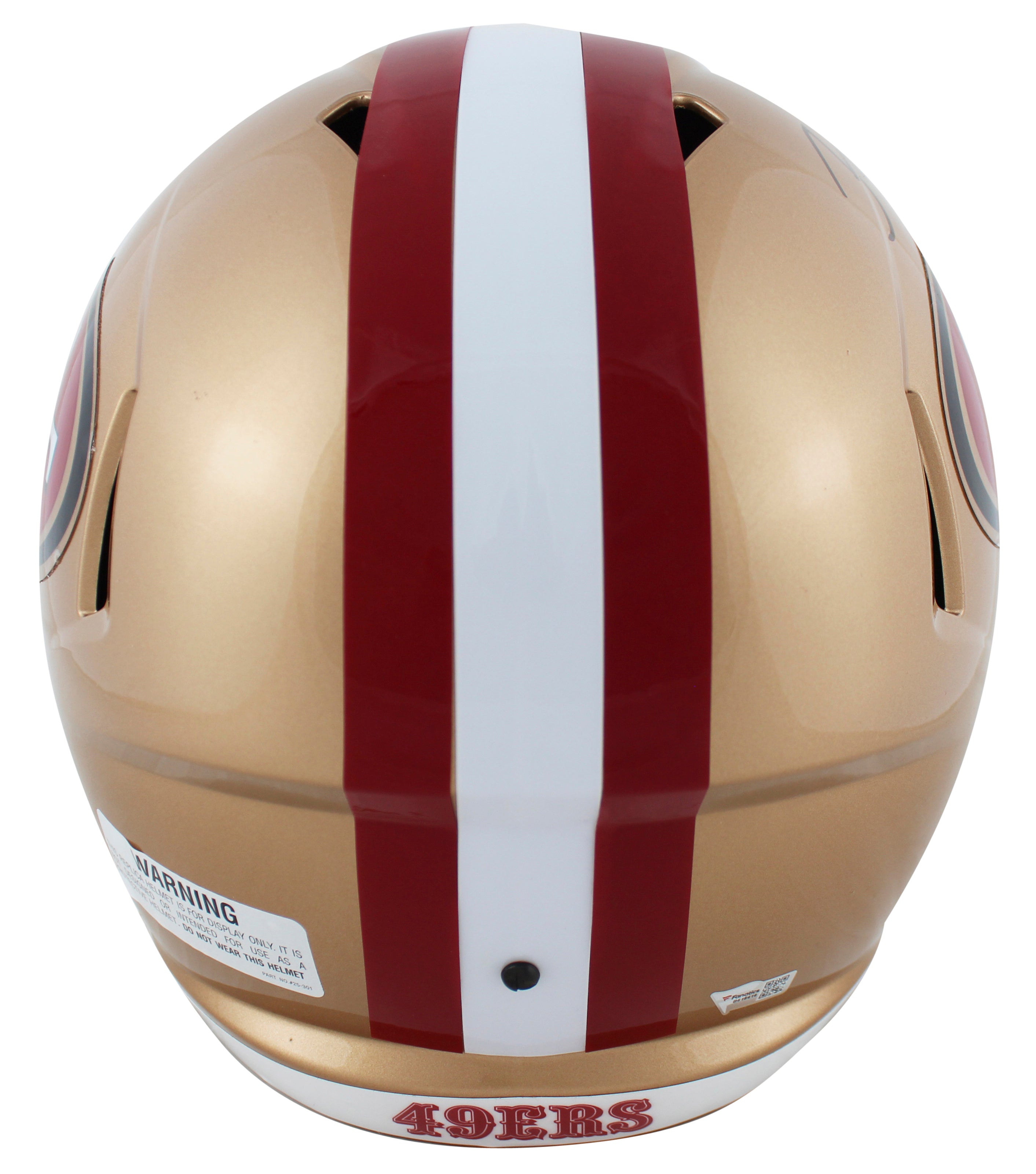 49ers Jerry Rice Authentic Signed Full Size Speed Rep Helmet Fanatics