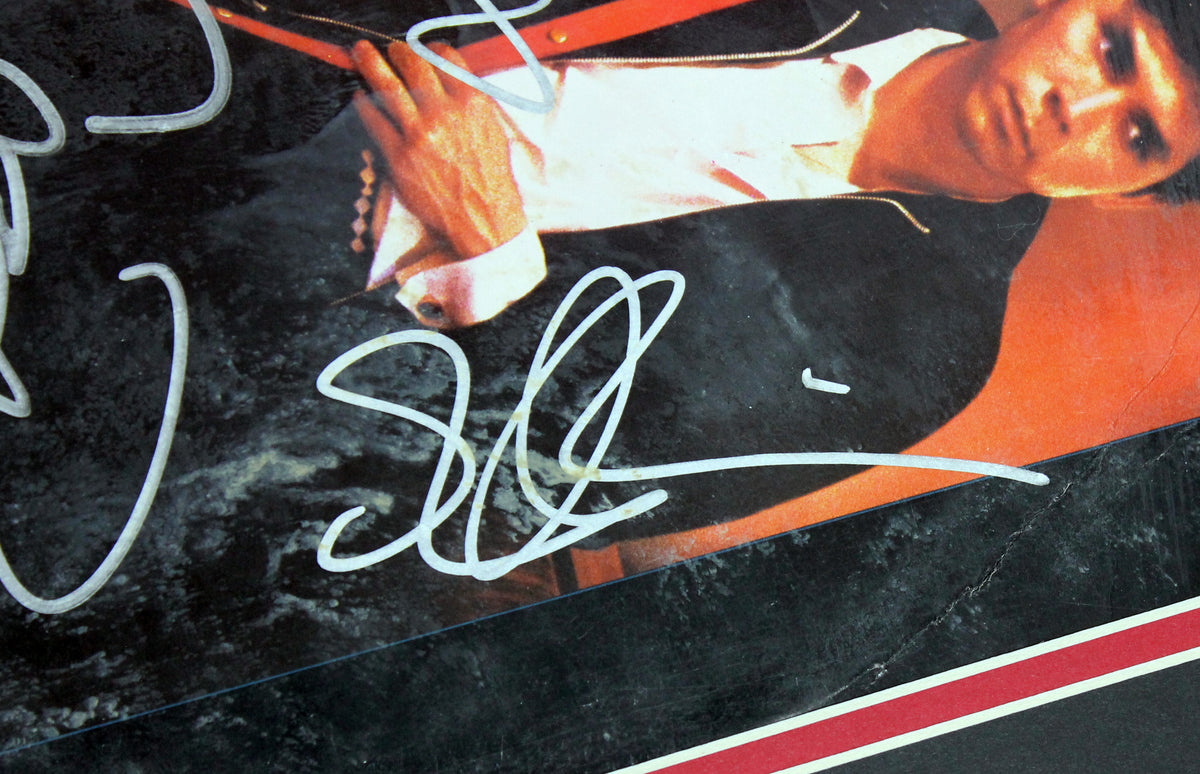 La Bamba (6) Lou Diamond Phillips Signed & Matted Soundtrack Album Cover BAS