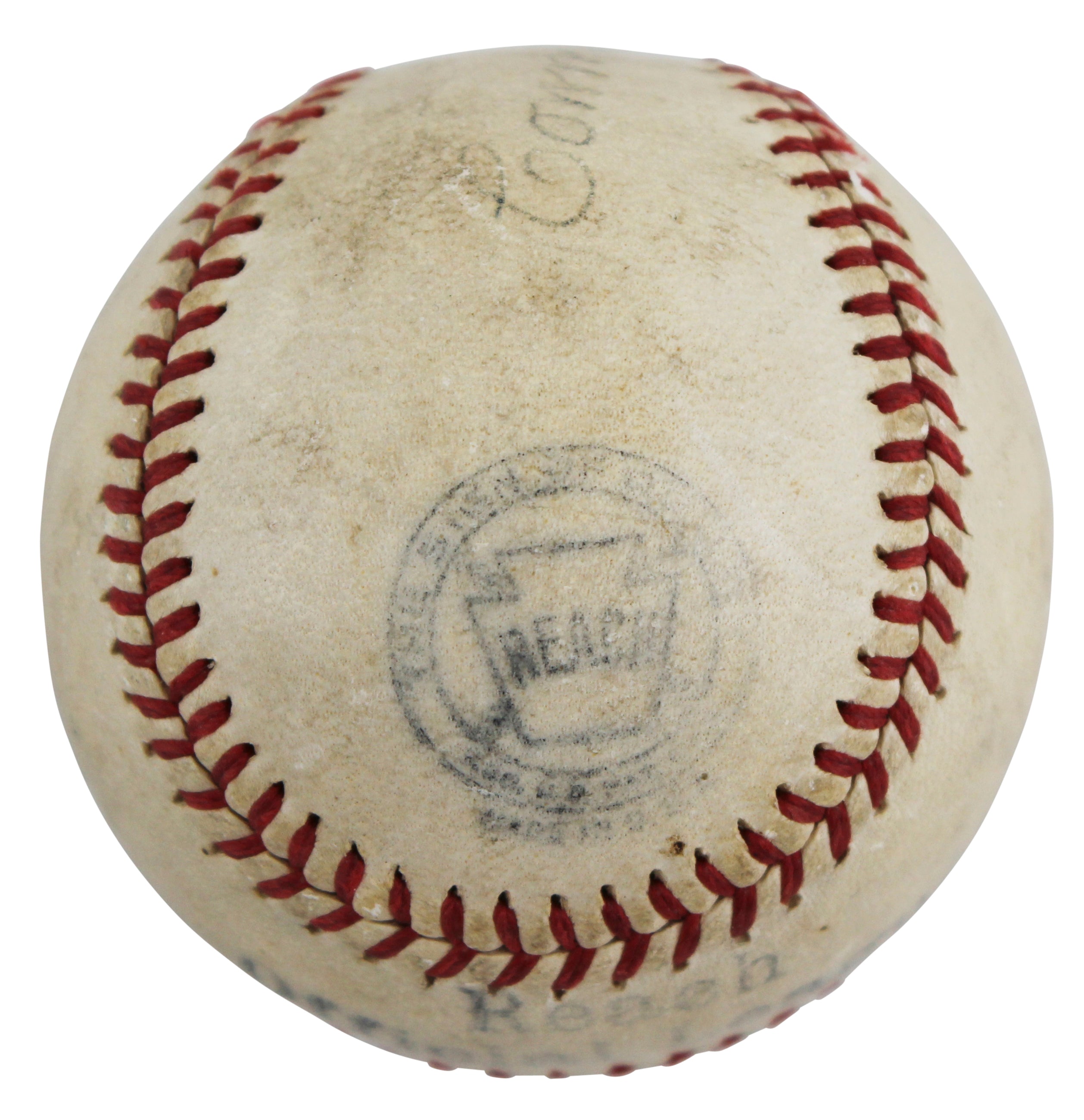 Athletics Connie Mack Signed Reach Official League Baseball BAS #AA03316