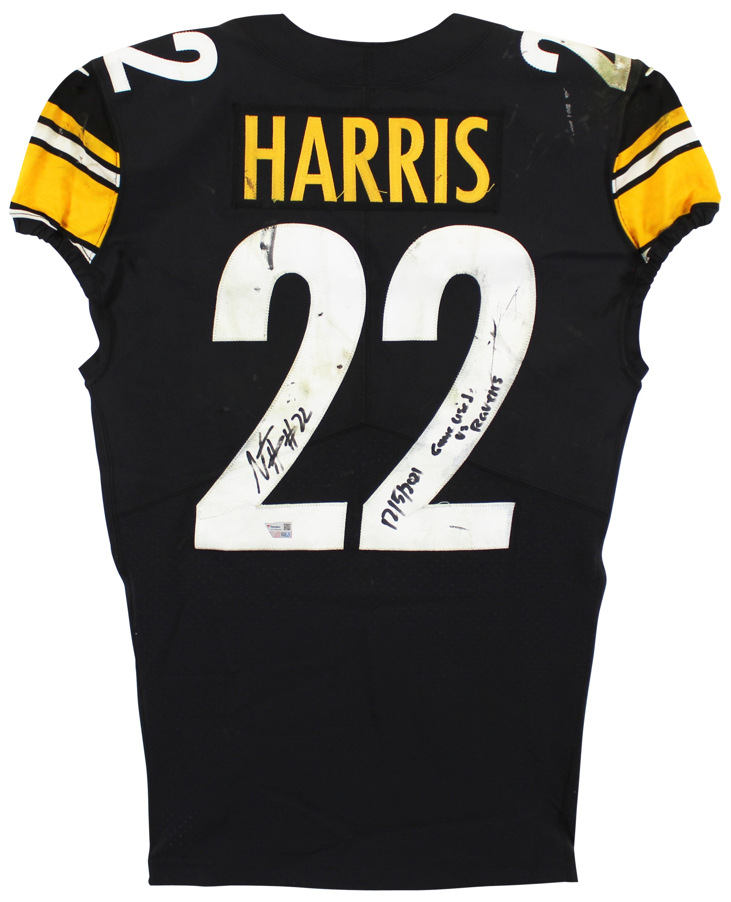 Steelers Najee Harris "12/5/2021 Game Used" Signed Rookie Nike Jersey SIA & Fan