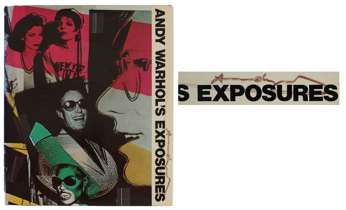 Andy Warhol Authentic Signed Exposures Hard Cover Book Autographed BAS #AB76492