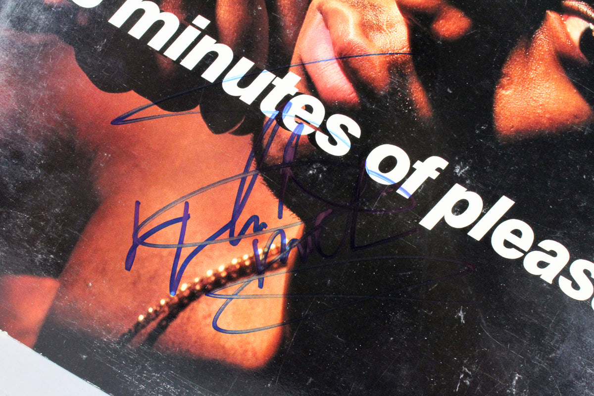 L.L. Cool J Signed 6 Minutes of Pleasure Album Cover W/ Vinyl BAS #H13263