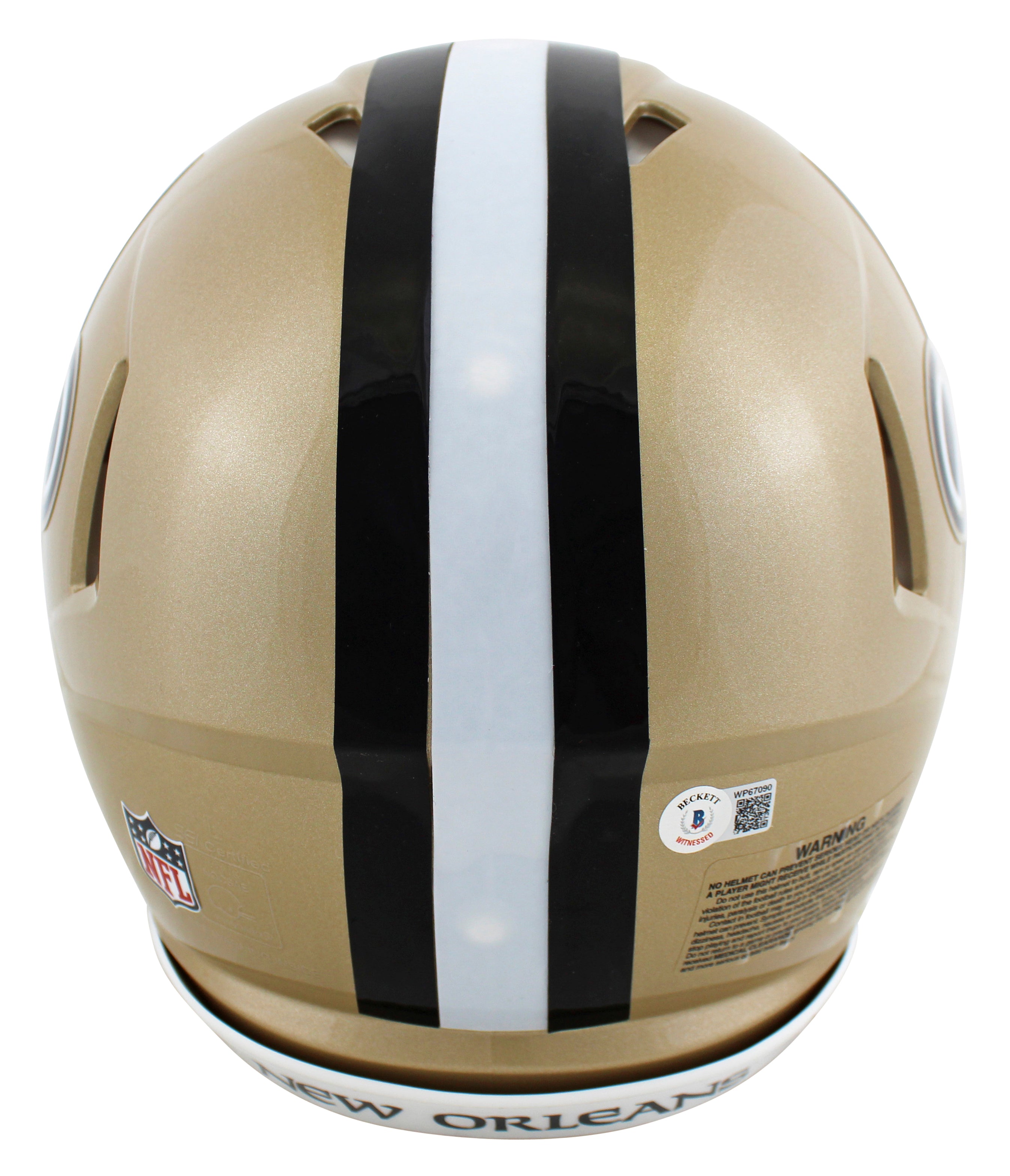 Saints Michael Thomas Who Dat! Signed Full Size Speed Proline Helmet BAS Witness