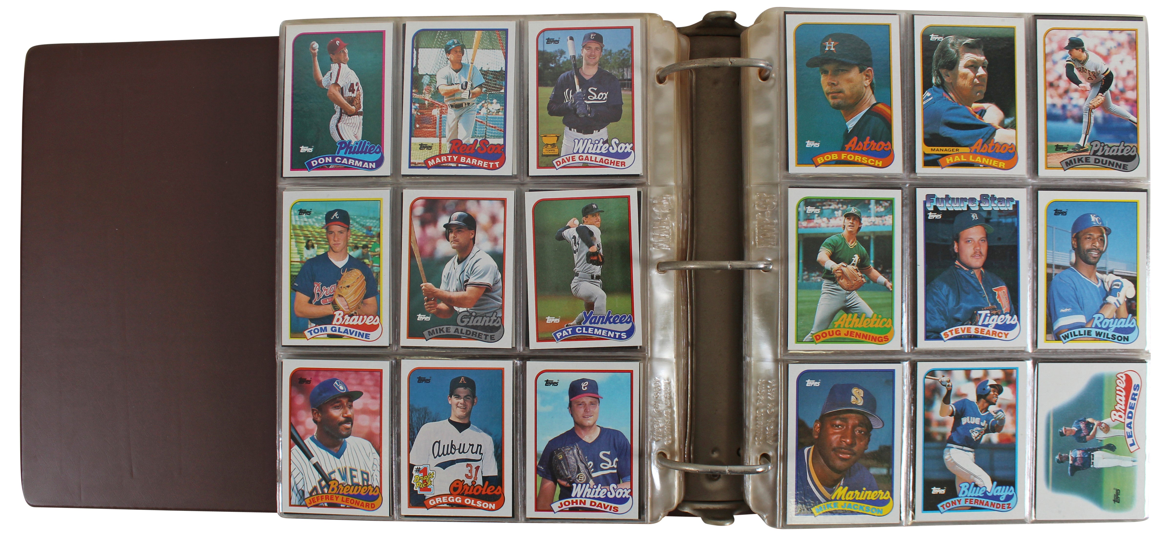 1989 Topps Set w/ Sub Sets (Topps Traded, League Leader Mini, Glossy, & 1 more)