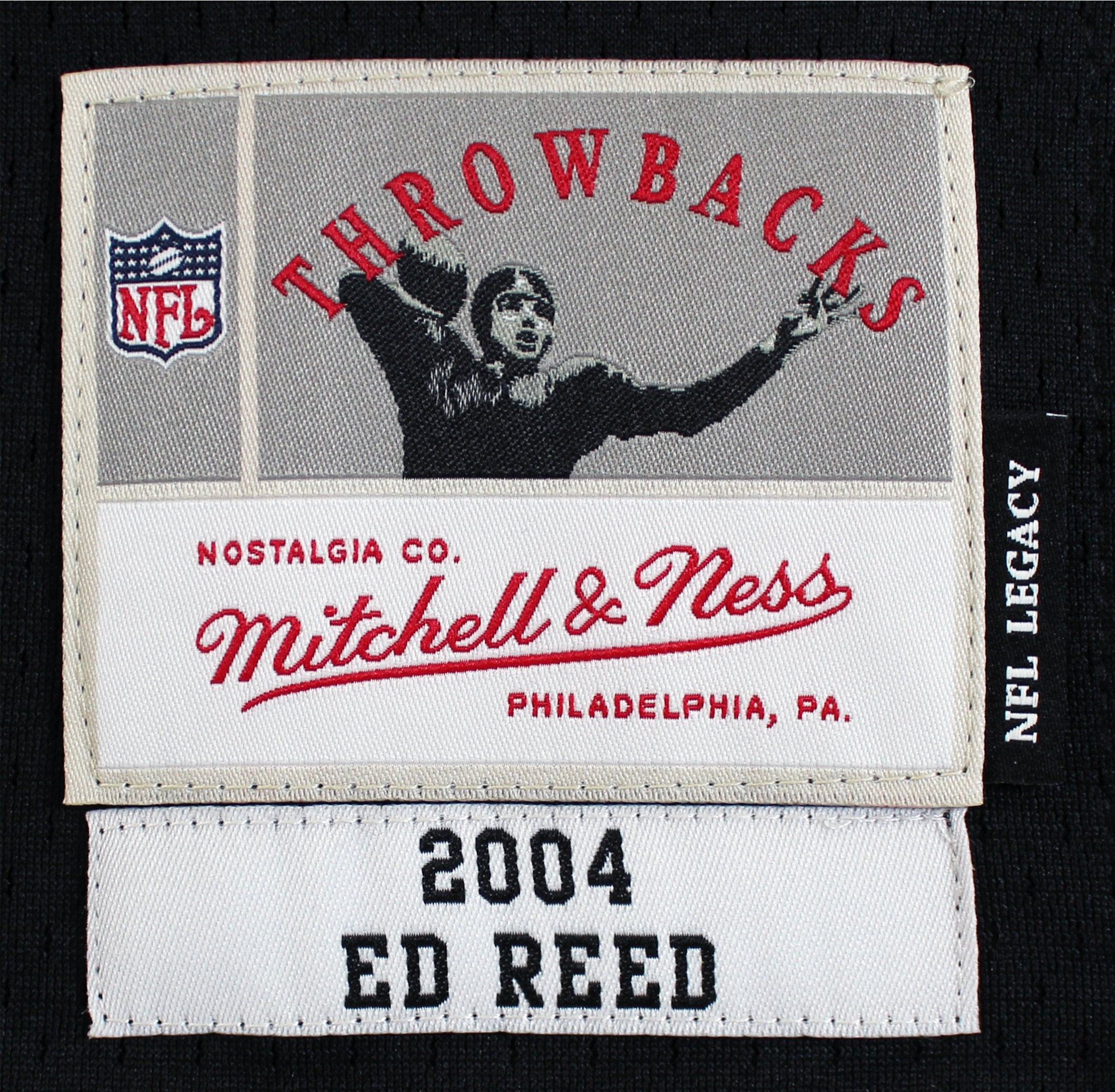 Ravens Ed Reed "HOF 19" Authentic Signed Black Mitchell & Ness Jersey BAS Wit