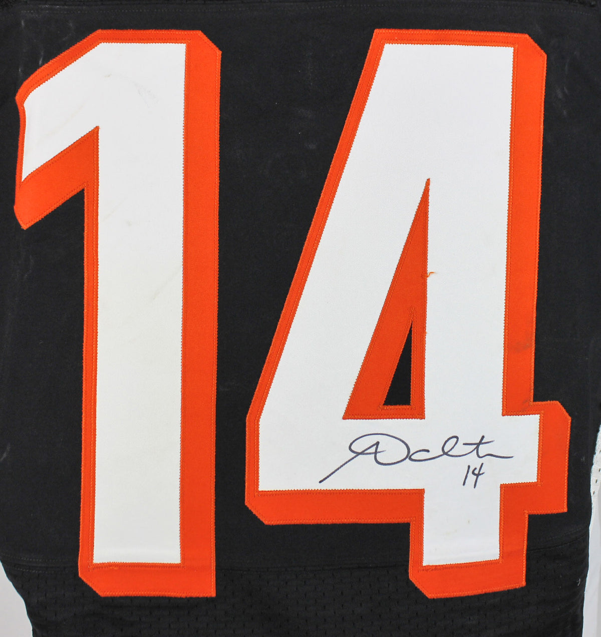 Bengals Andy Dalton Signed 10/14/2012 Game Used Black Nike Jersey PSA #N91089