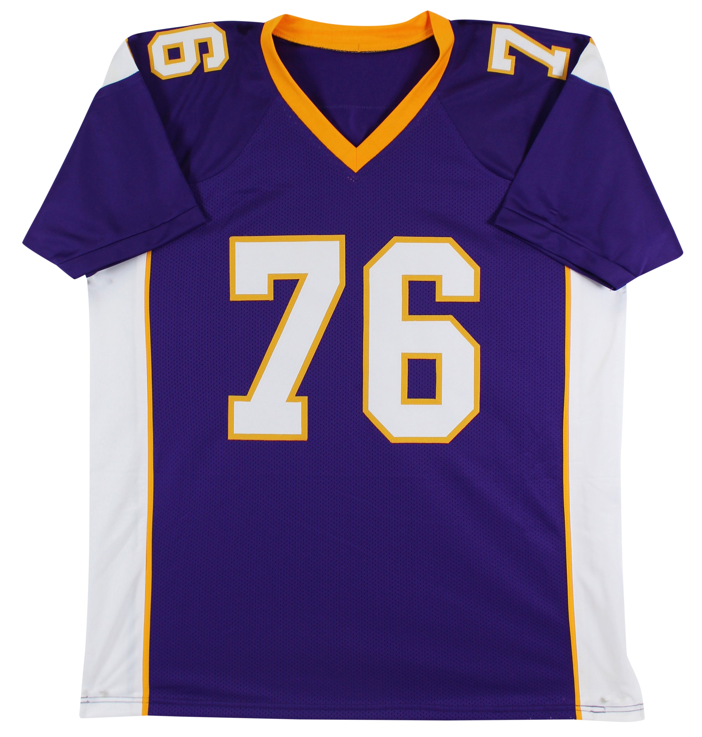 Steve Hutchinson HOF 2020 Authentic Signed Purple Pro Style Jersey BAS