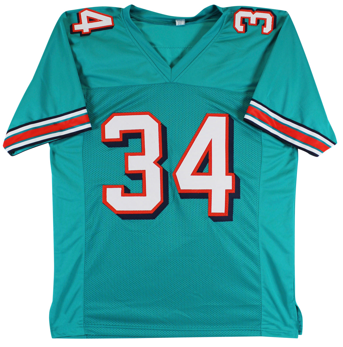 Ricky Williams "SWE" Signed Teal Pro Style Jersey Autographed BAS Witnessed
