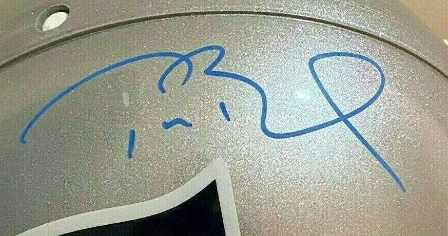 Patriots Tom Brady Authentic Signed Full Size Proline Helmet Tri Star #7845451