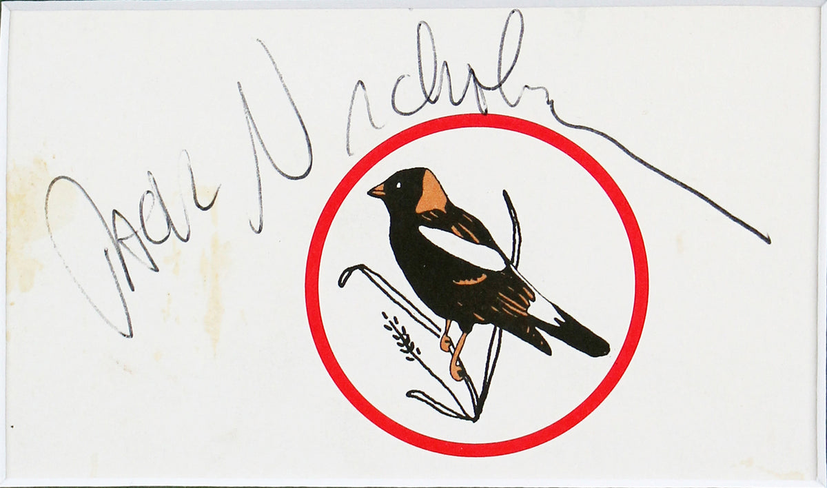 Jack Nicholson Batman Authentic Signed & Framed 3x5 Index Card JSA #BB39954